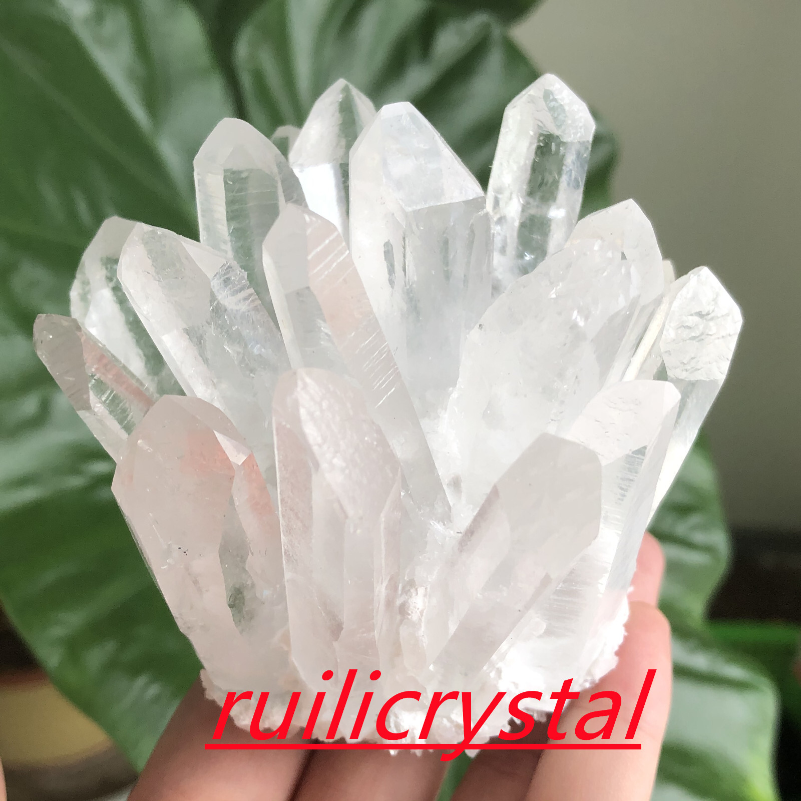 300g+natural clear quartz cluster white crystal point healing decor random 1pc