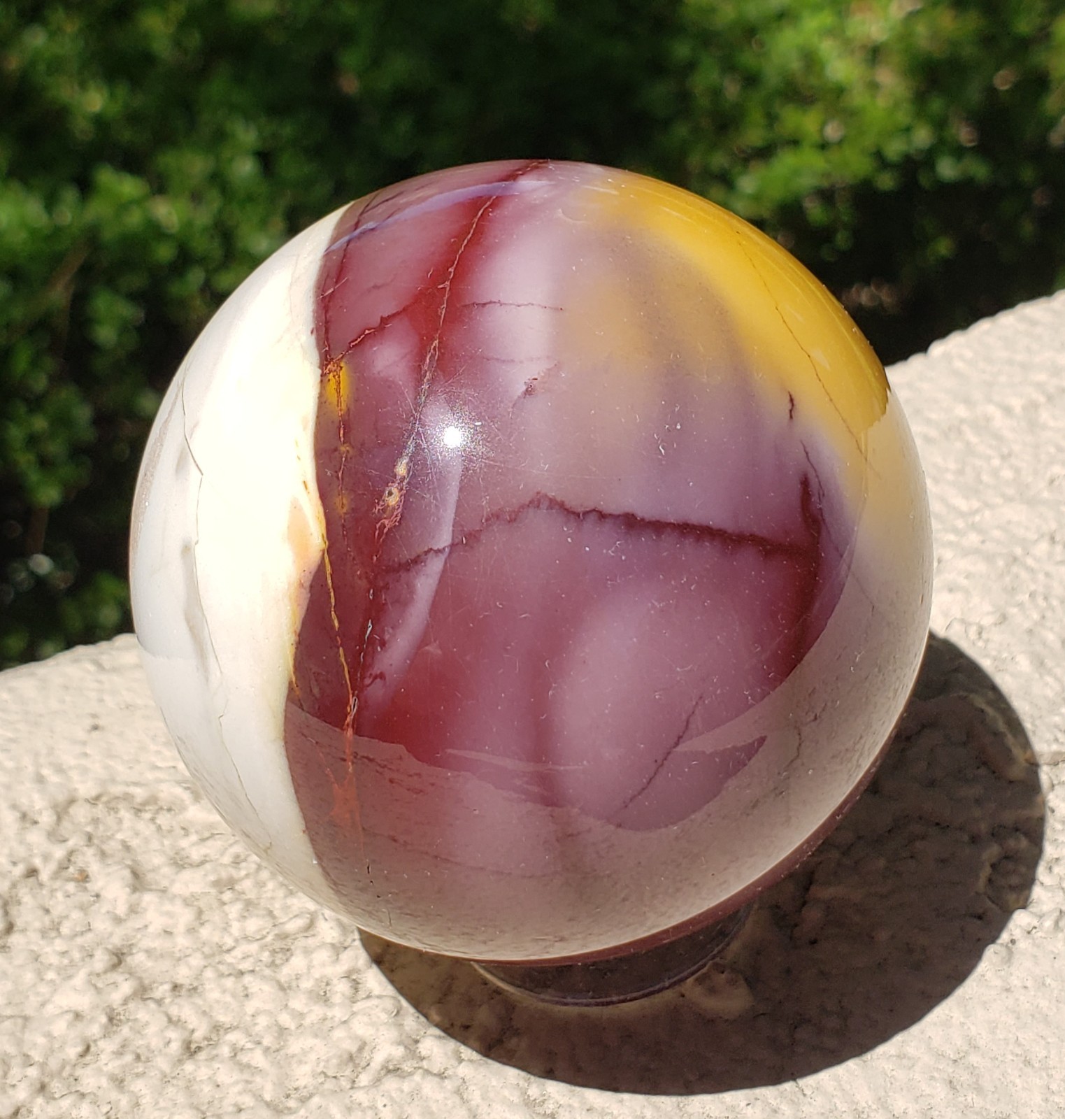 2.75″ Mookaite Jasper Crystal Sphere Ball Orb, 438g or 15.5 oz