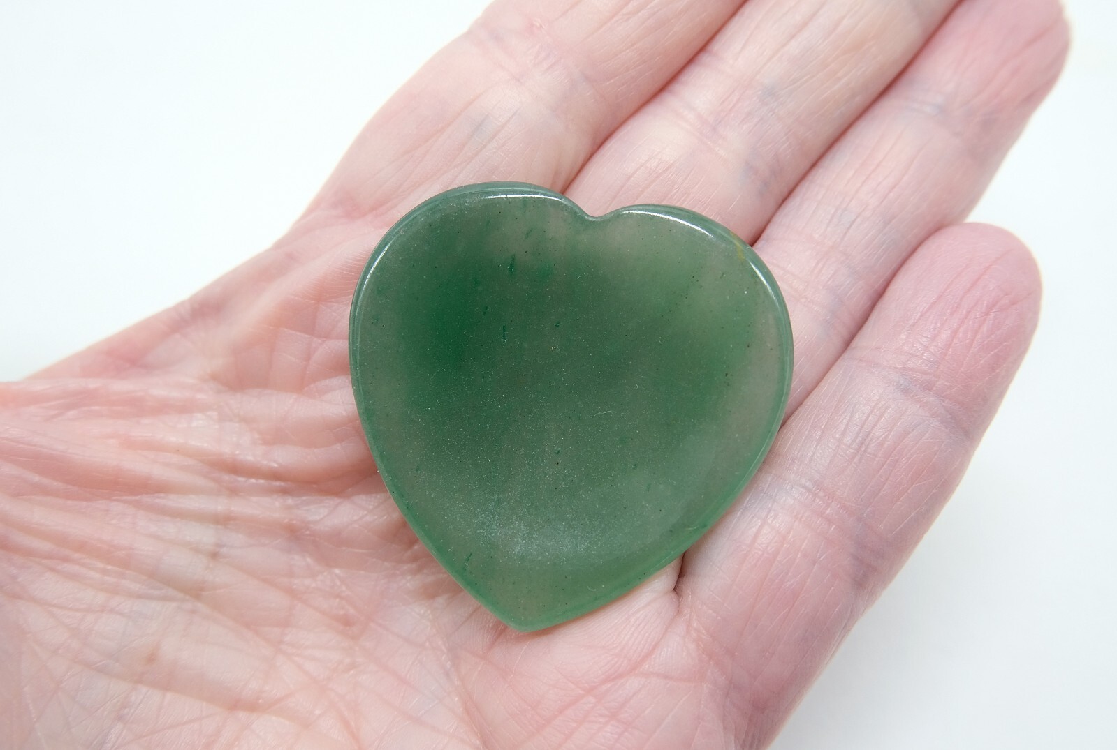 Various Heart Shaped Worry Stones