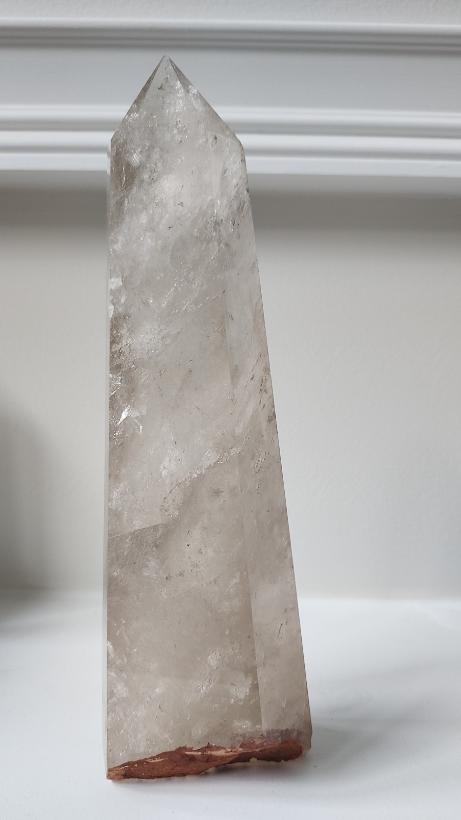 Huge Natural Smokey Quartz Crystal Tower 10″ Tall 3.15 Lbs Natural Chakra Align