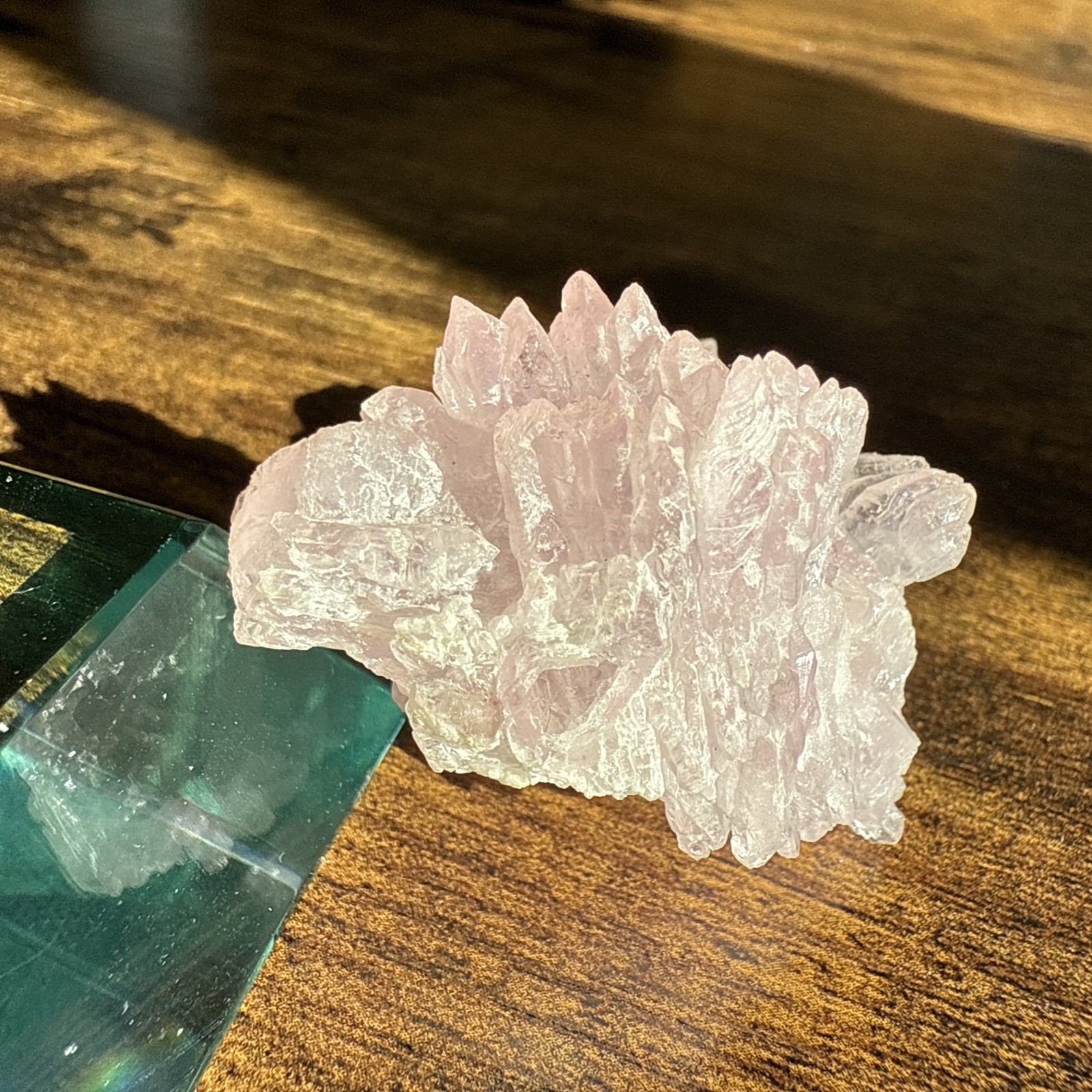 Crystalized Rose Quartz Cluster, Minas Gerais , Brazil, 34+ Grm, Natural, Old In