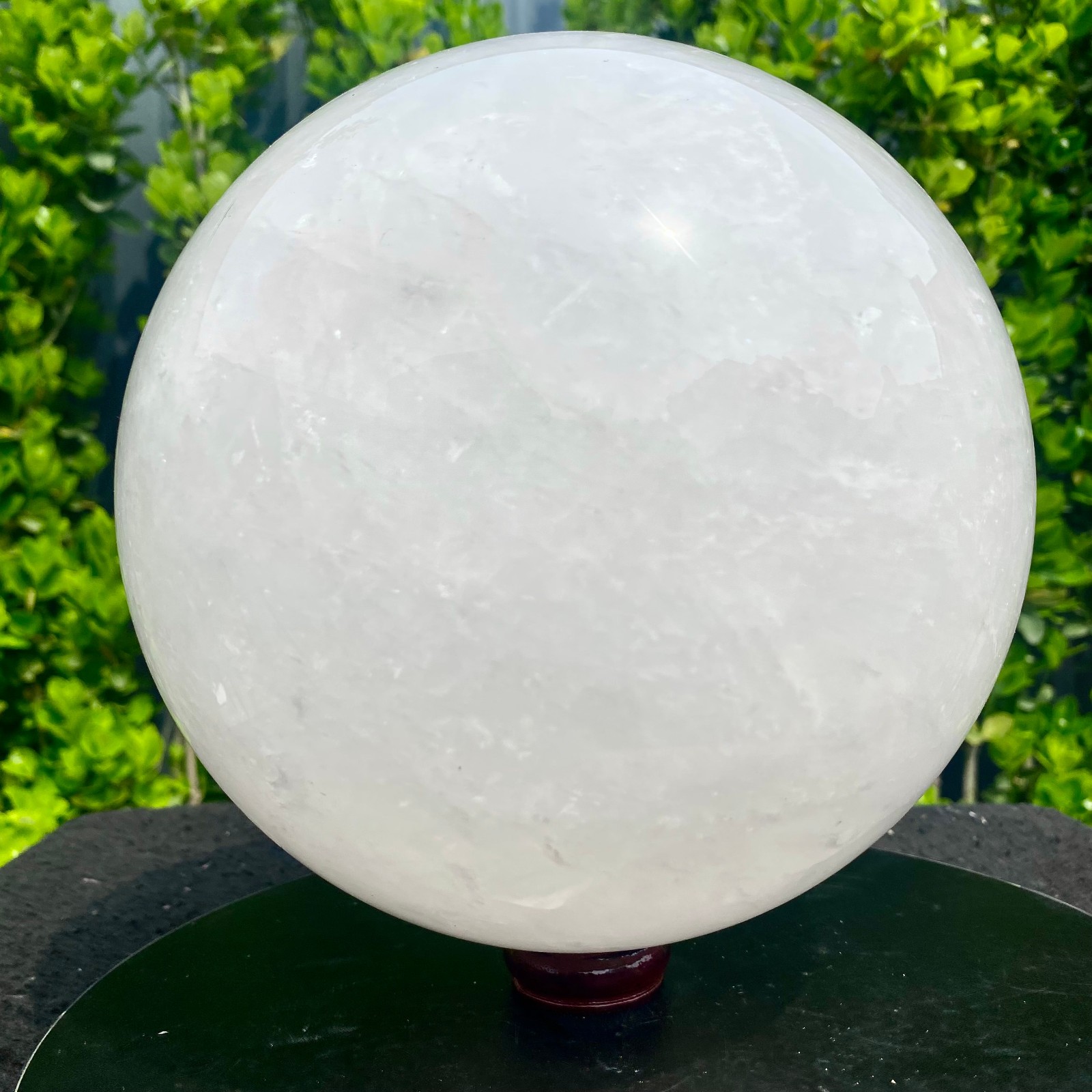 21.82LB white crystal quartz crystal ball Reiki repair