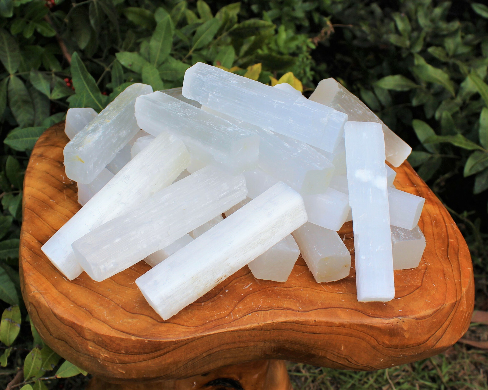 4″ Selenite Sticks Wholesale Bulk Lot: Choose oz or lbs (Chunky Wands Crystals)