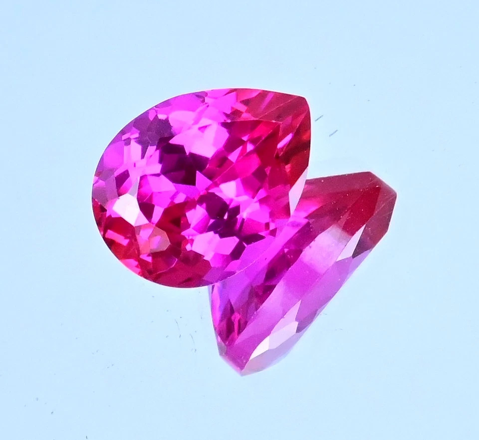 Certified 3.80 Ct Natural Flawless Mogok Pink Ruby Pear Cut Loose Gemstone 28R