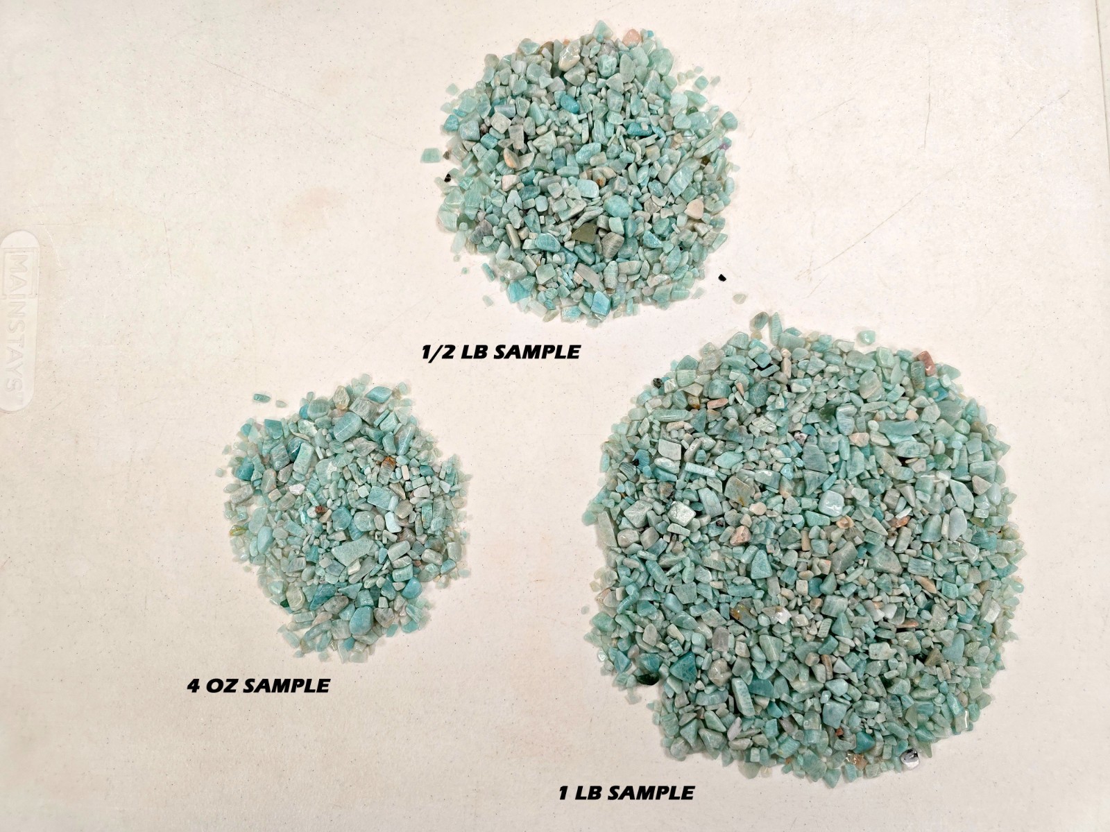 Tumbled Amazonite Crystal Stone Chips Bulk Undrilled Gemstone Natural Beads