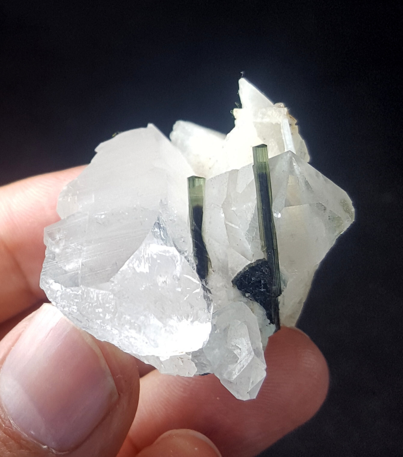 Natural Green Cap Tourmaline Crystals Spicemens From Astaknala Lot 21Pcs 692g