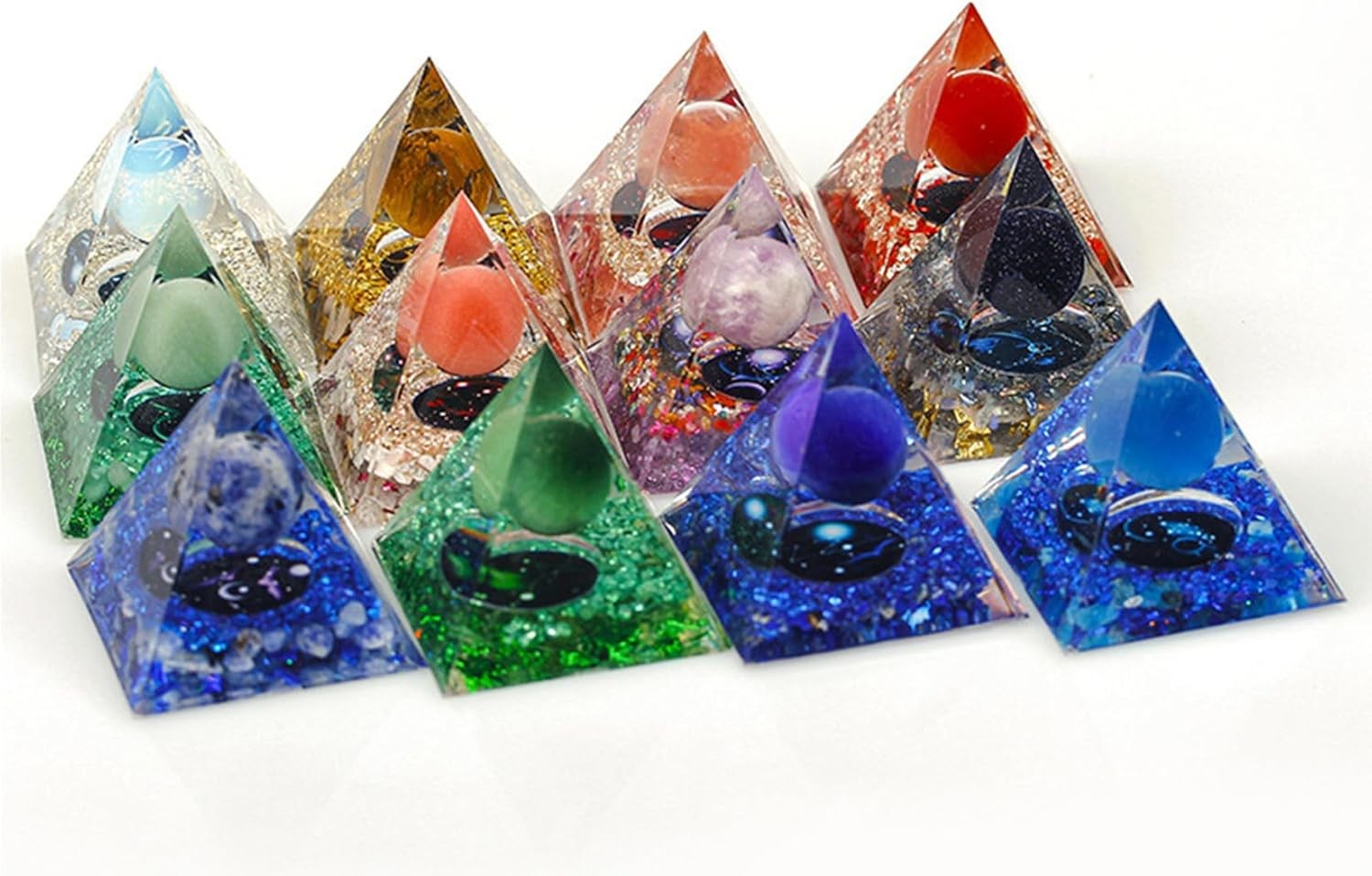 Orgone Pyramid Energy Generator Emf Protection Healing Meditation Orgonite USA