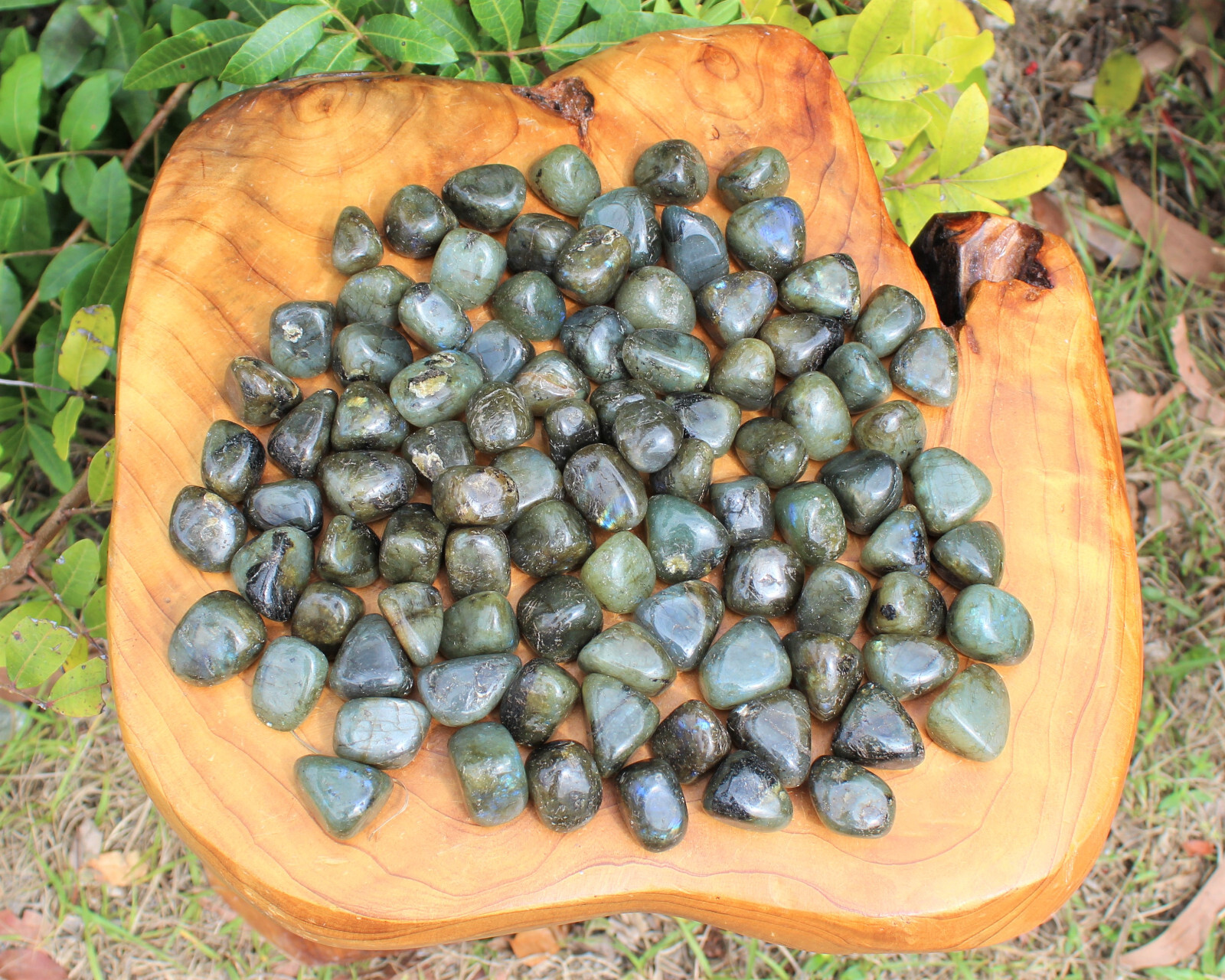 Labradorite Tumbled Stones: Choose How Many Pieces (‘A’ Grade Natural Polished)