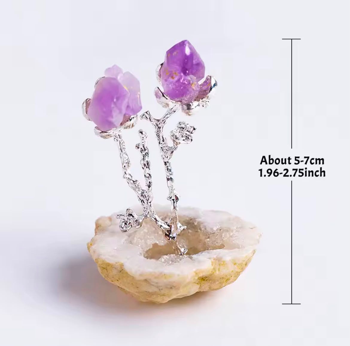 1pc Natural Amethyst Geode Crystal Cluster Healing Stone Home Decoration Gift
