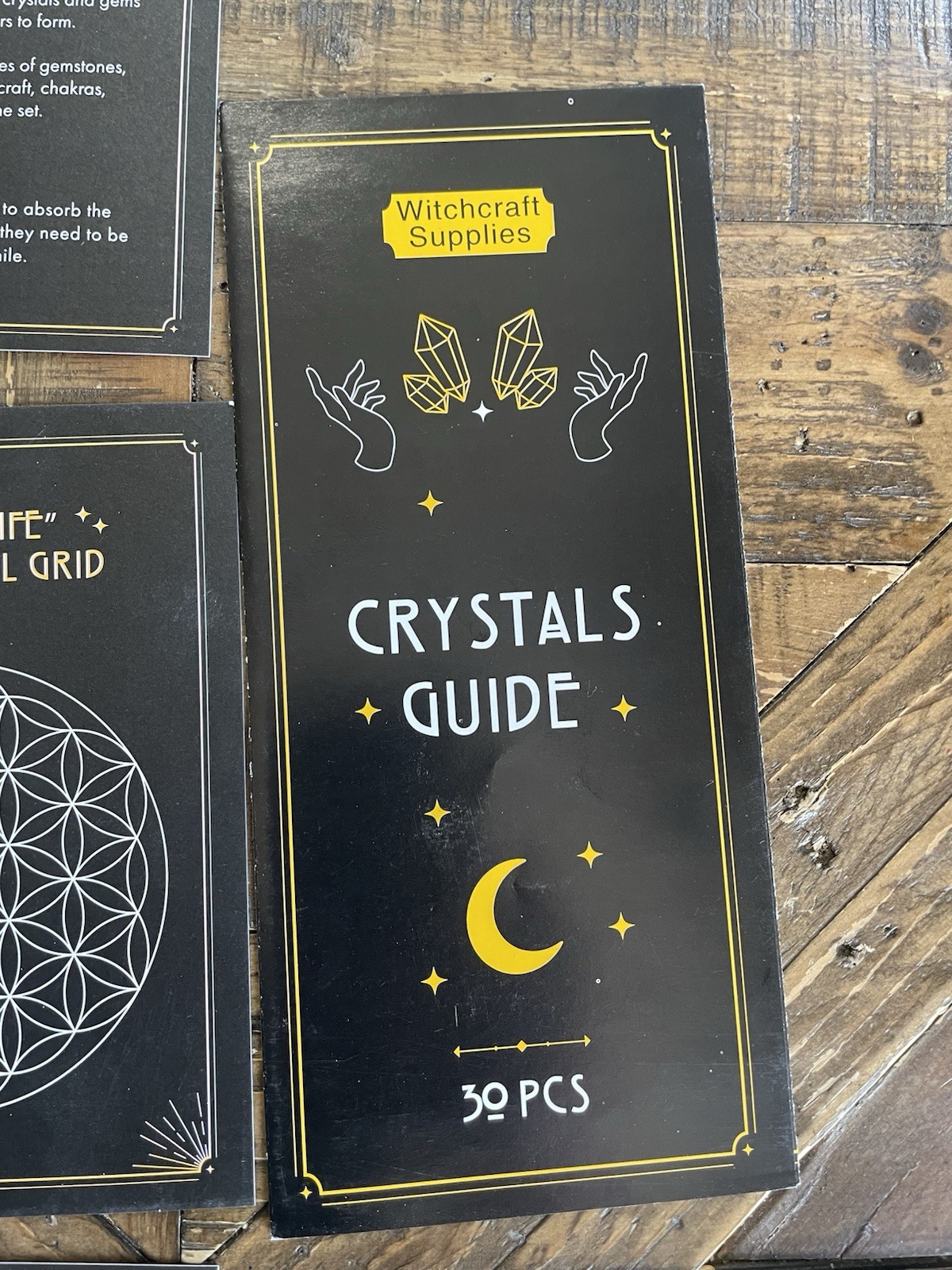 Witchcraft Crystals Set: 30 PCS Gemstones in Jars for Altar & Wiccan Supplies