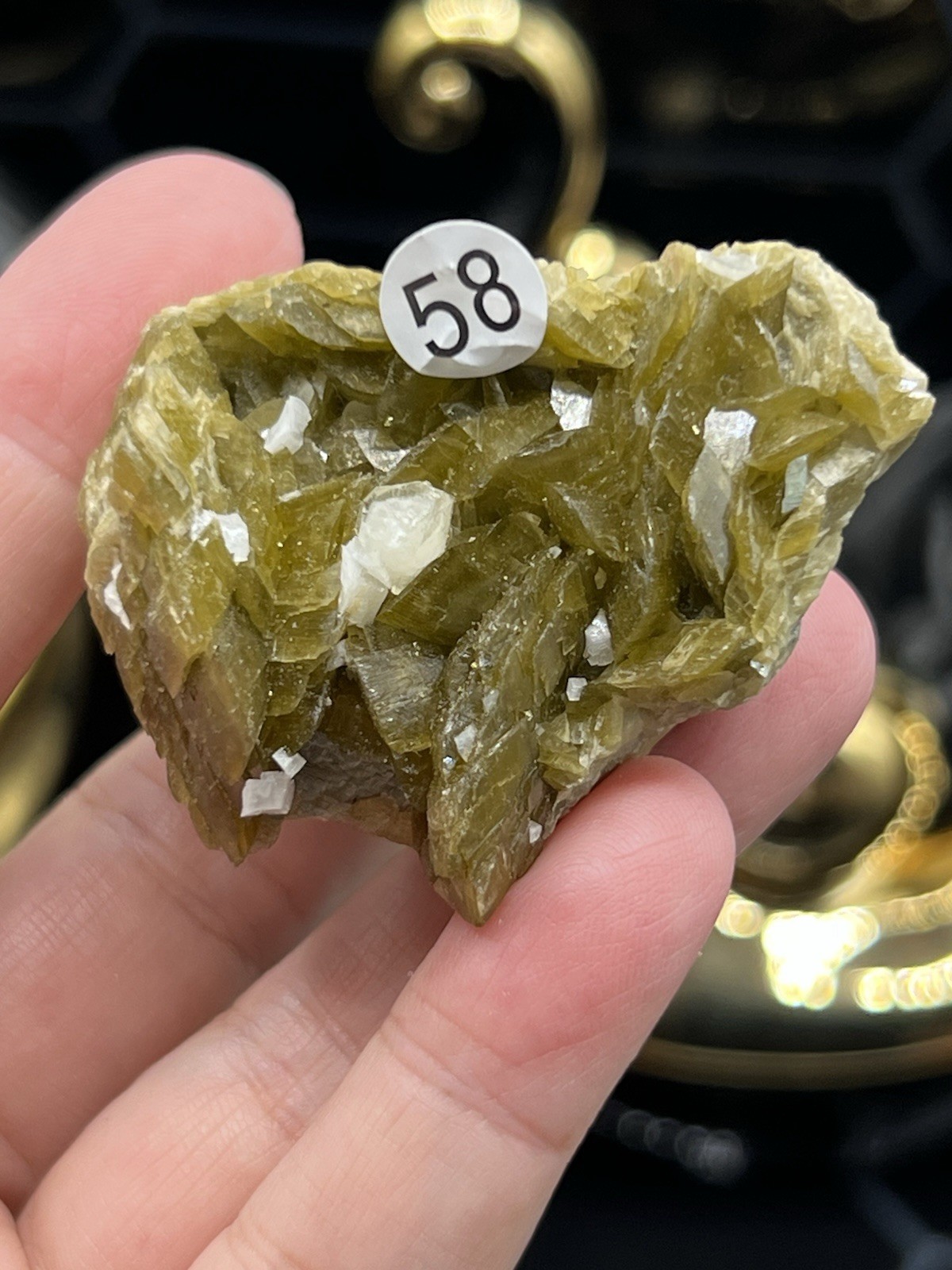 Natural Green Siderite Specimen “Some” quartz & Dolomite Free ship & Gift