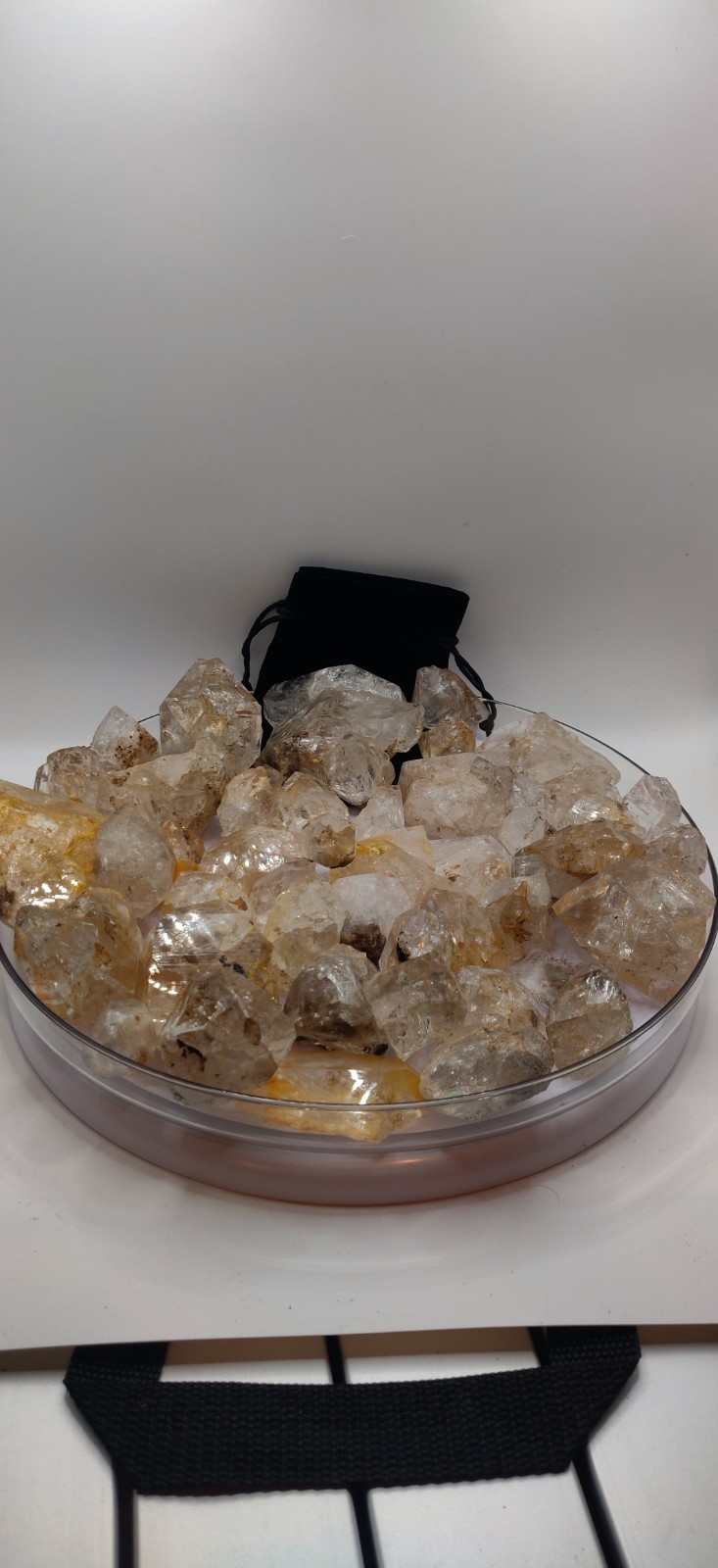 NY Herkimer Diamond *PREMIUM!* 1LB pieces/chunks- Rough, but all big and clear!