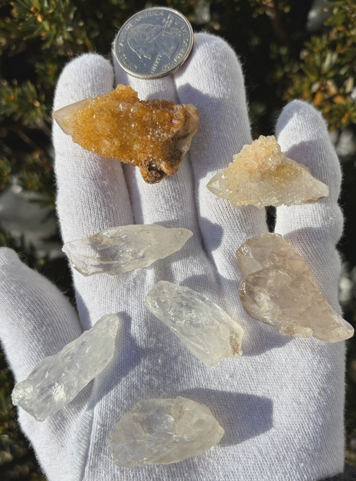 USA SALE 66g LOT AZEZTULITE/SPIRIT QUARTZ/GOLDEN HEALER SPIRIT/ELESTIAL/FAIRY