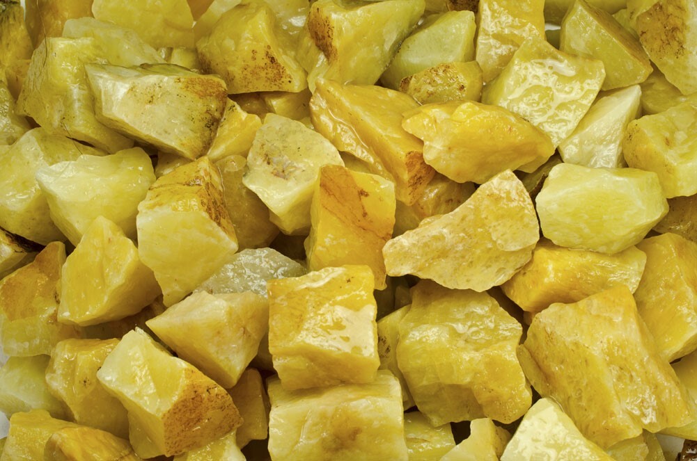 18 lbs Yellow Aventurine Rough Stones – Natural Crystal Mineral Rock Tumbling