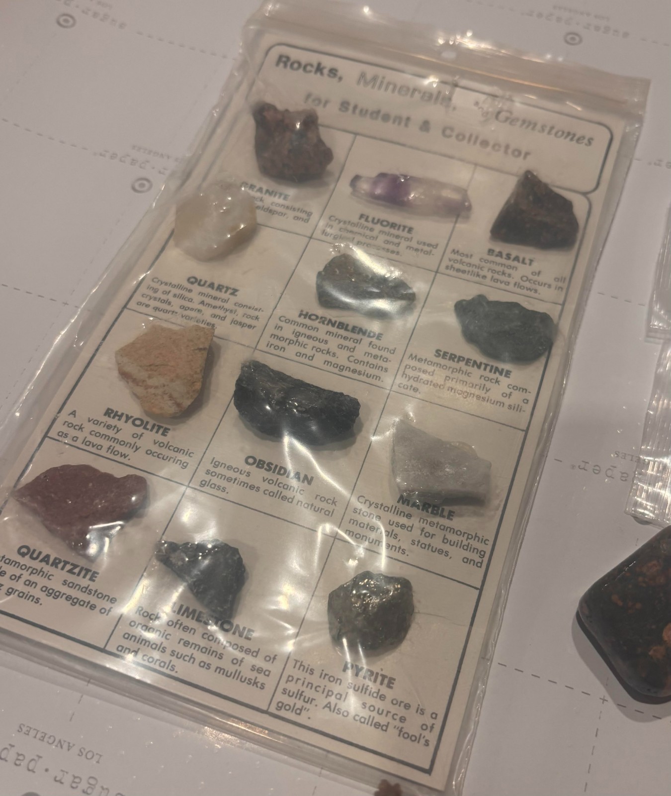 Gemstone Rocks Minerals Collection Shark Teeth Agate Amethyst Tiger Eye Lapis