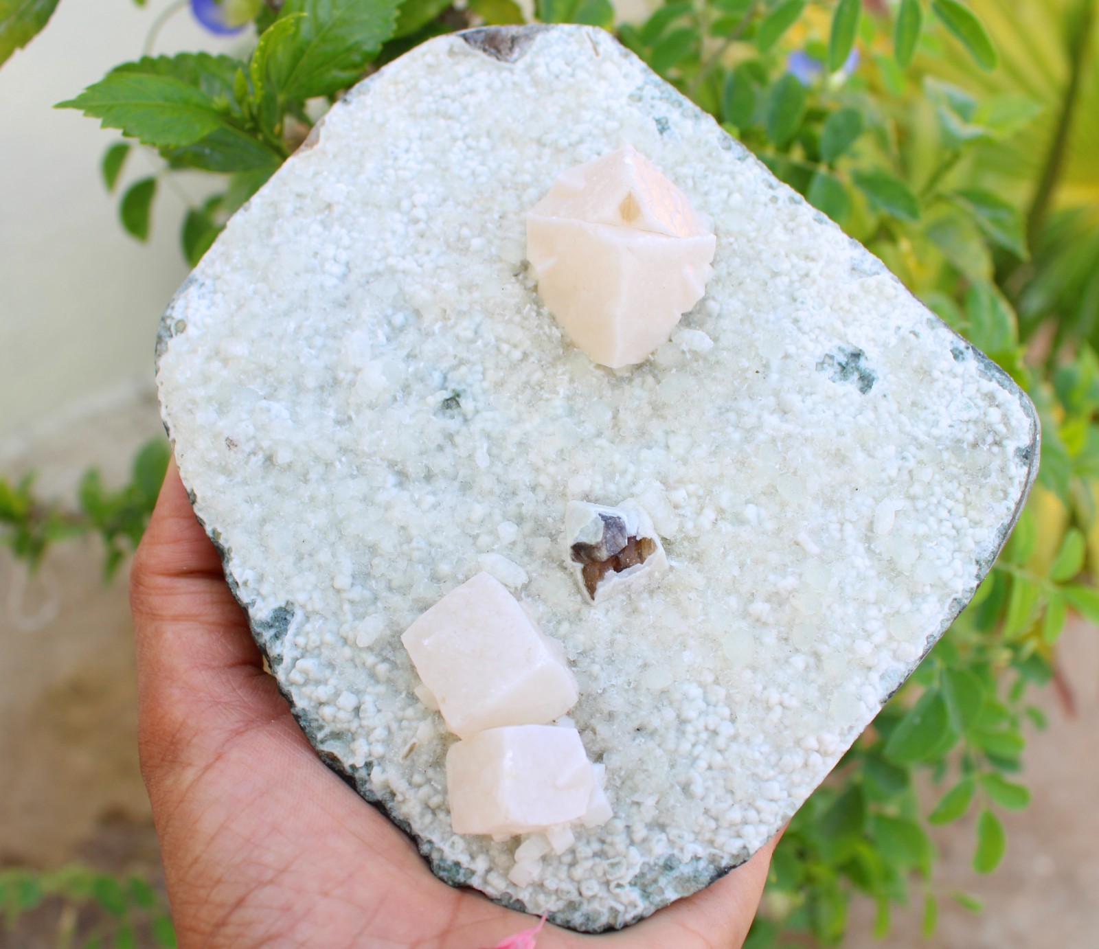 CALCITE CRYSTALS ON MATRIX MINERALS SPECIMEN #A43