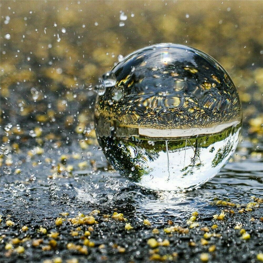 60mm Photography Crystal Ball Sphere Decoration Lens Photo Prop Lensball Clear