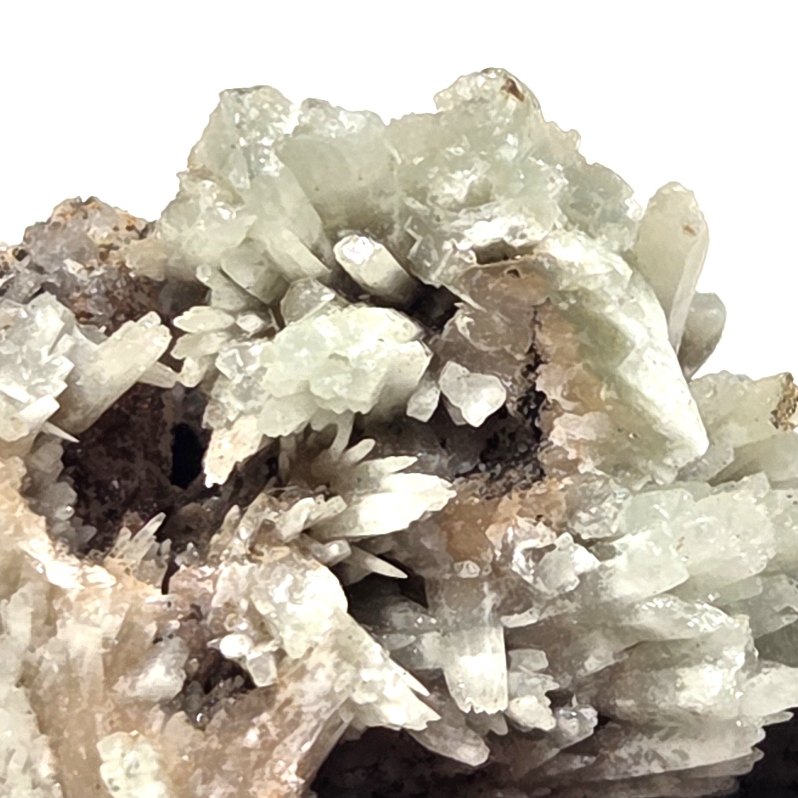 Mixed Natural Crystals – Barite, Malagasy Quartz, Labradorite – In Mini Boxes