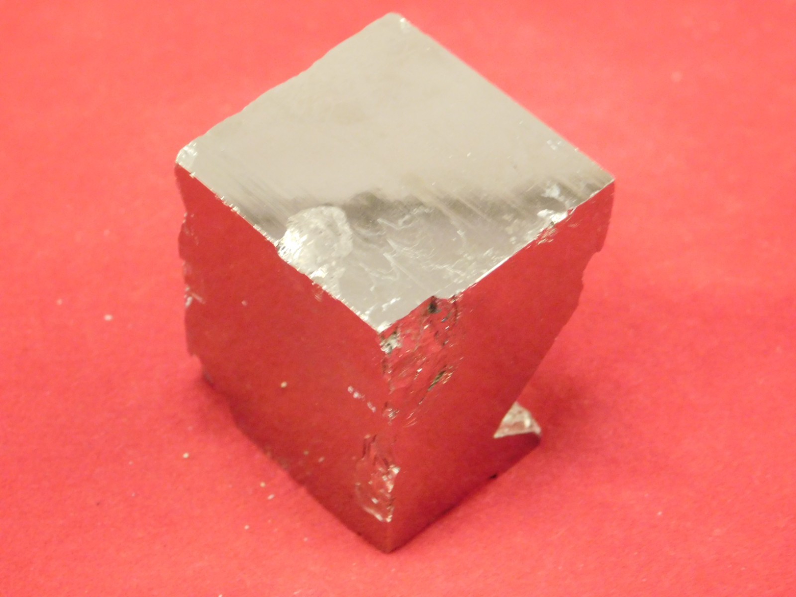 100% Natural Pyrite CUBE Huanzala Mine Peru 163gr