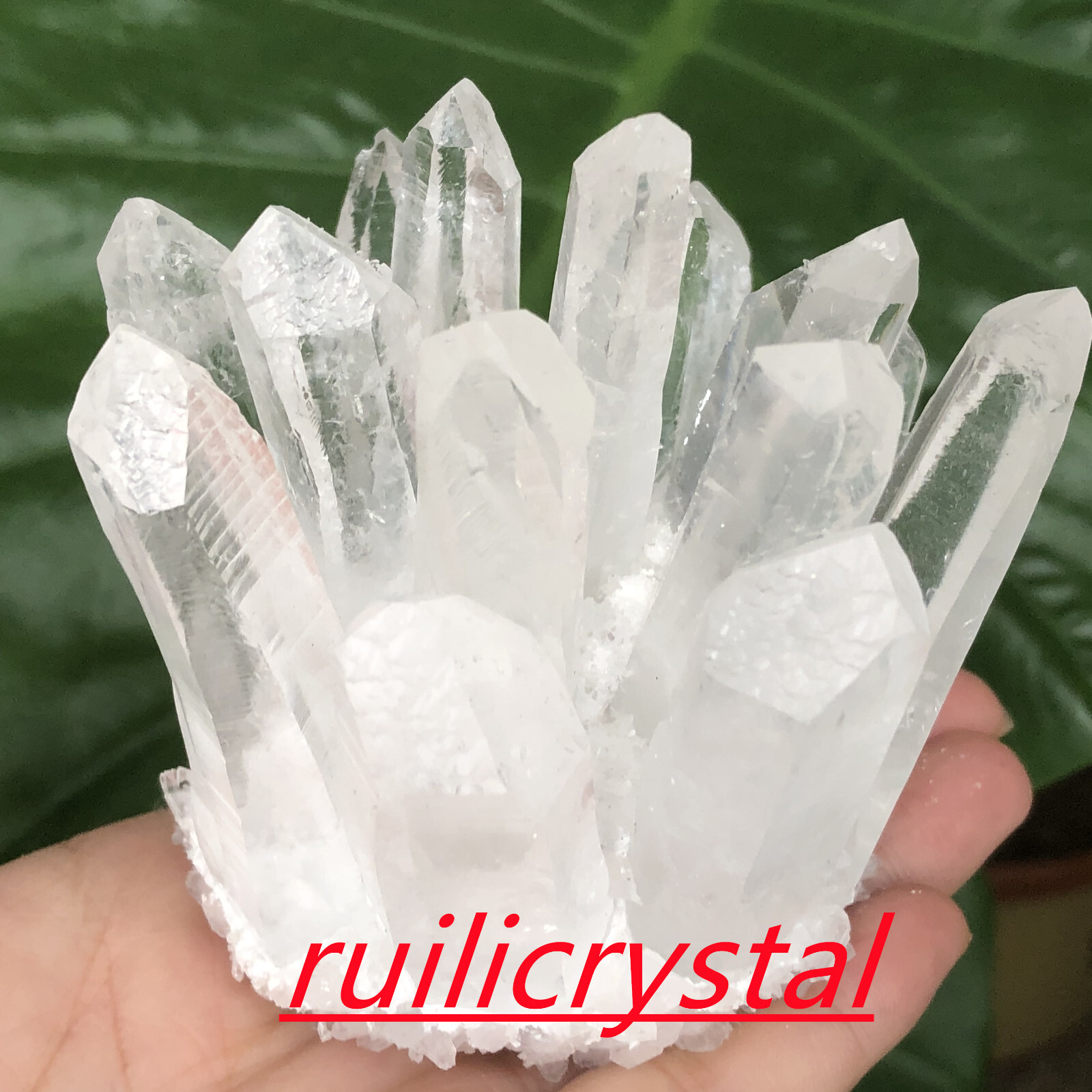 300g+natural clear quartz cluster white crystal point healing decor random 1pc