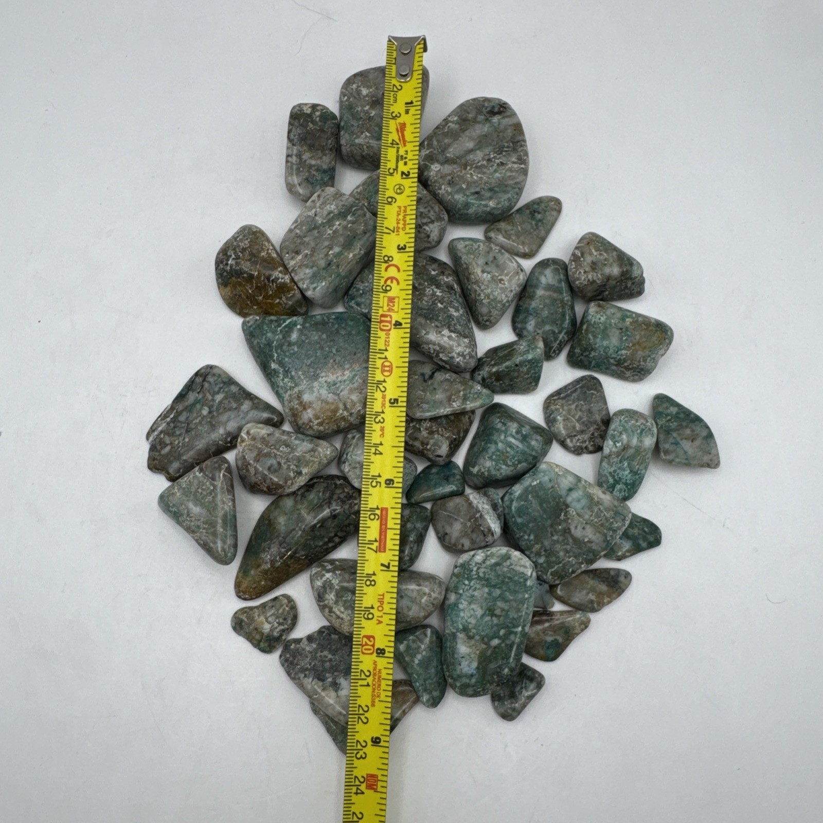 Natural African Turquoise Jasper Tumbled Stones Bulk Craft Crystal Lot 1.4lb