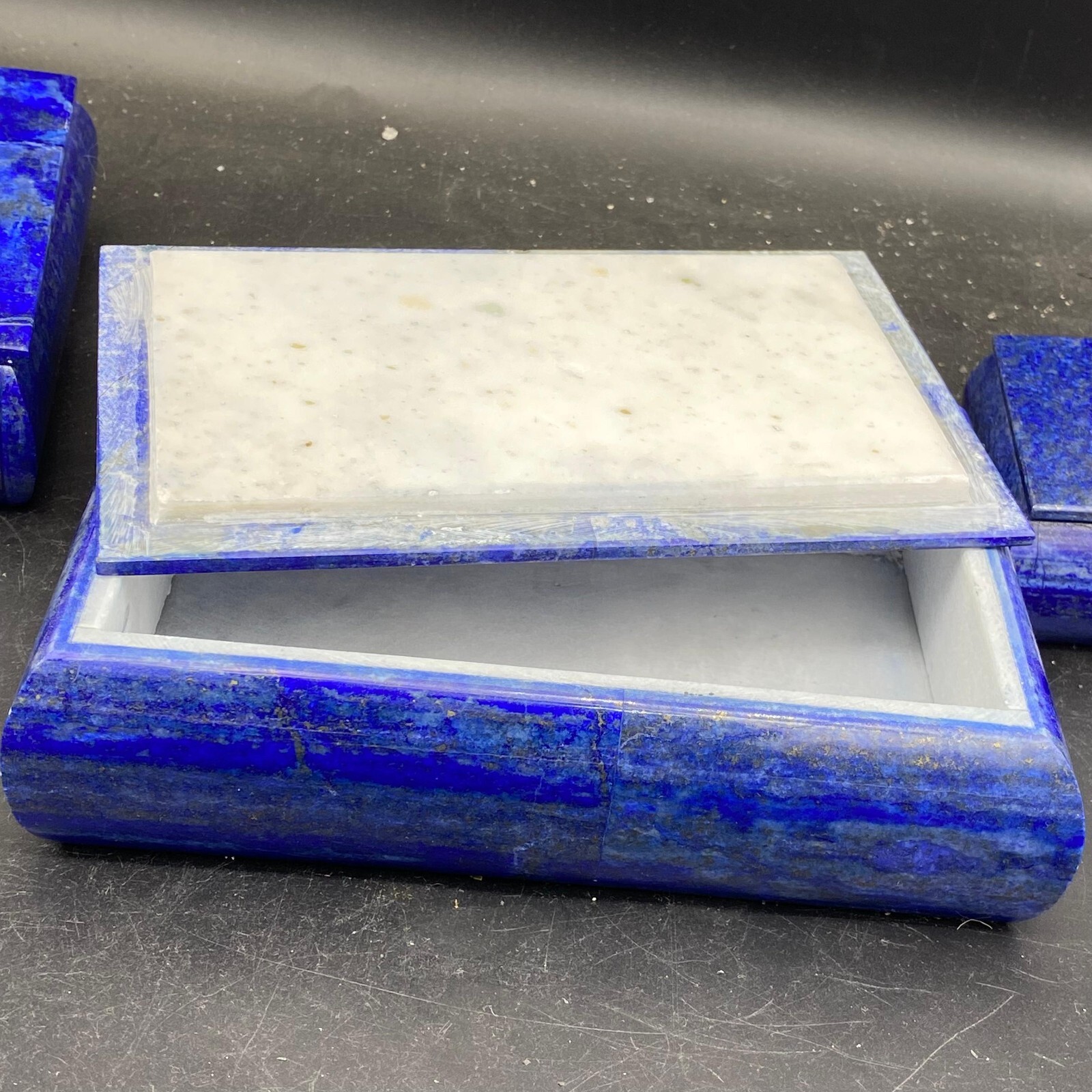 Natural Lapis Lazuli Jewelry box set AAA+ Quality from Afghanistan
