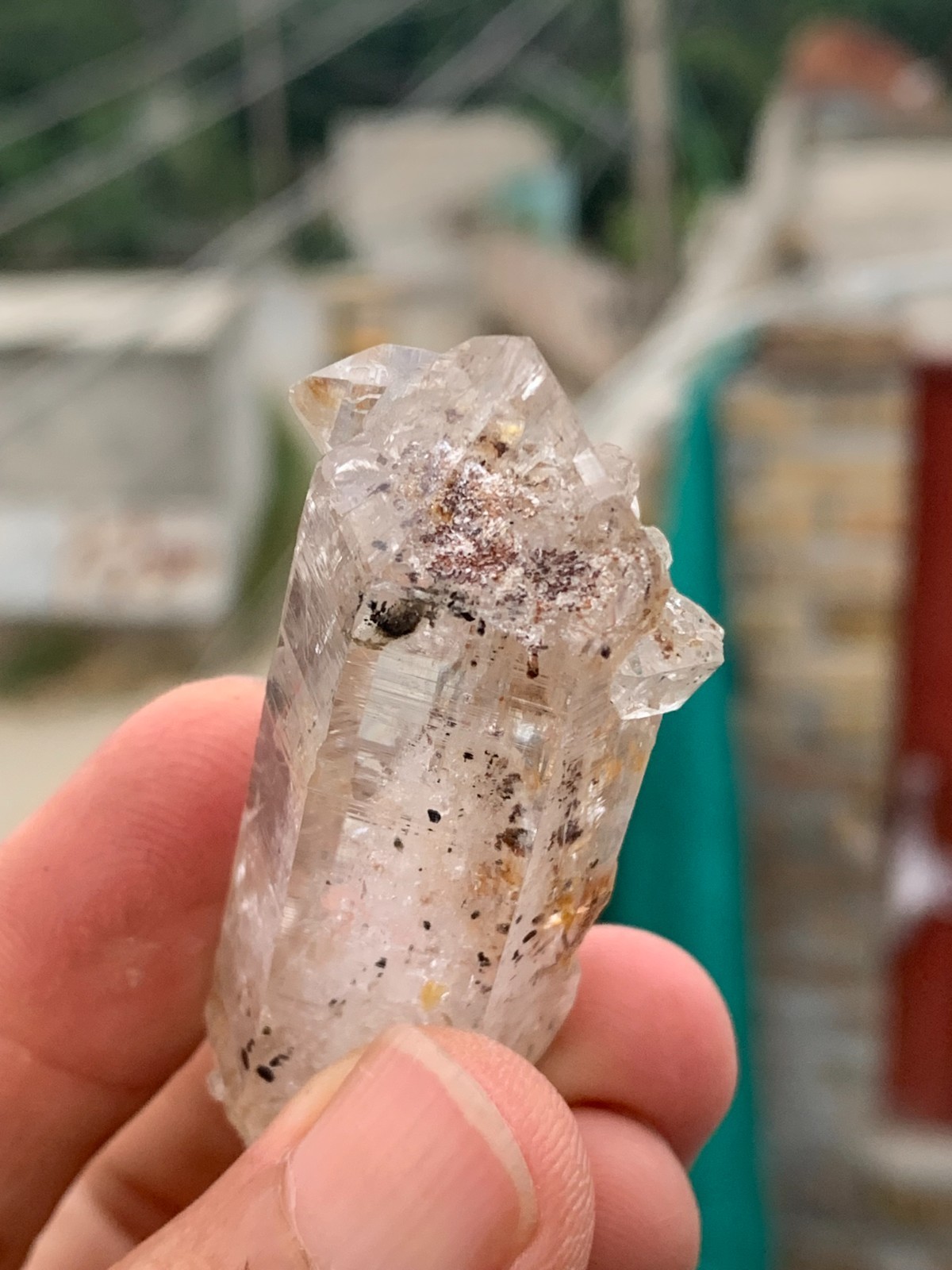 35 grams AAA Grade Garden Quartz (Lodolite) Point – Thousand Layers Formation