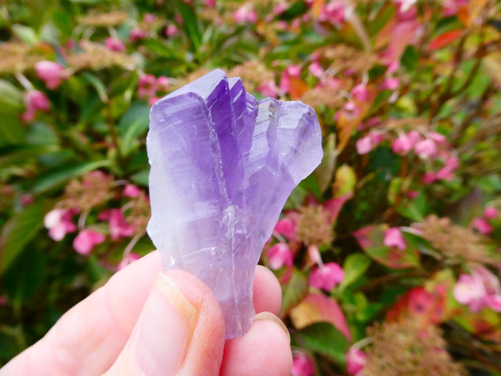 3 Amethyst Crystal Large Chunky Tips Points Weight 160g Approx 27mm – 65mm