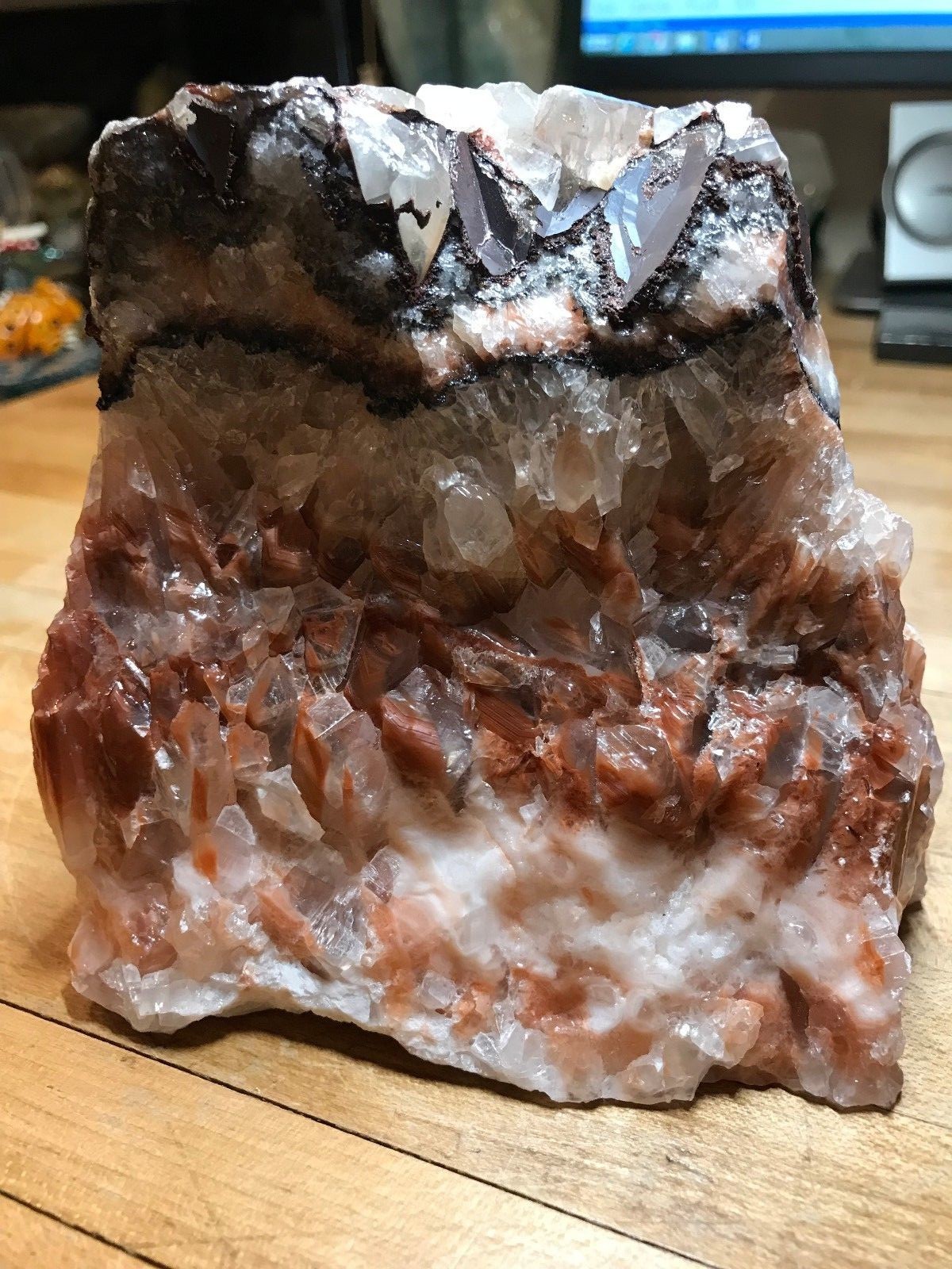 Multicolored Calcite Crystal Mineral Gemstone Medium Natural Rock Specimen 555