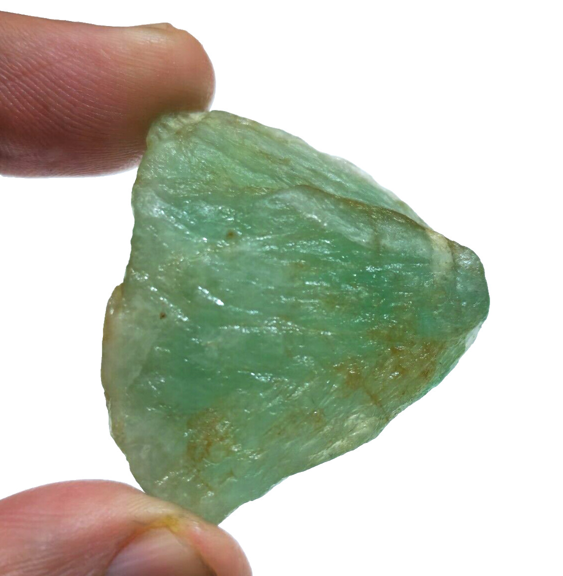 332 Crt For Jewelry Magnificent Green Fluorite Rough 36x39x31 MM Loose Gemstone
