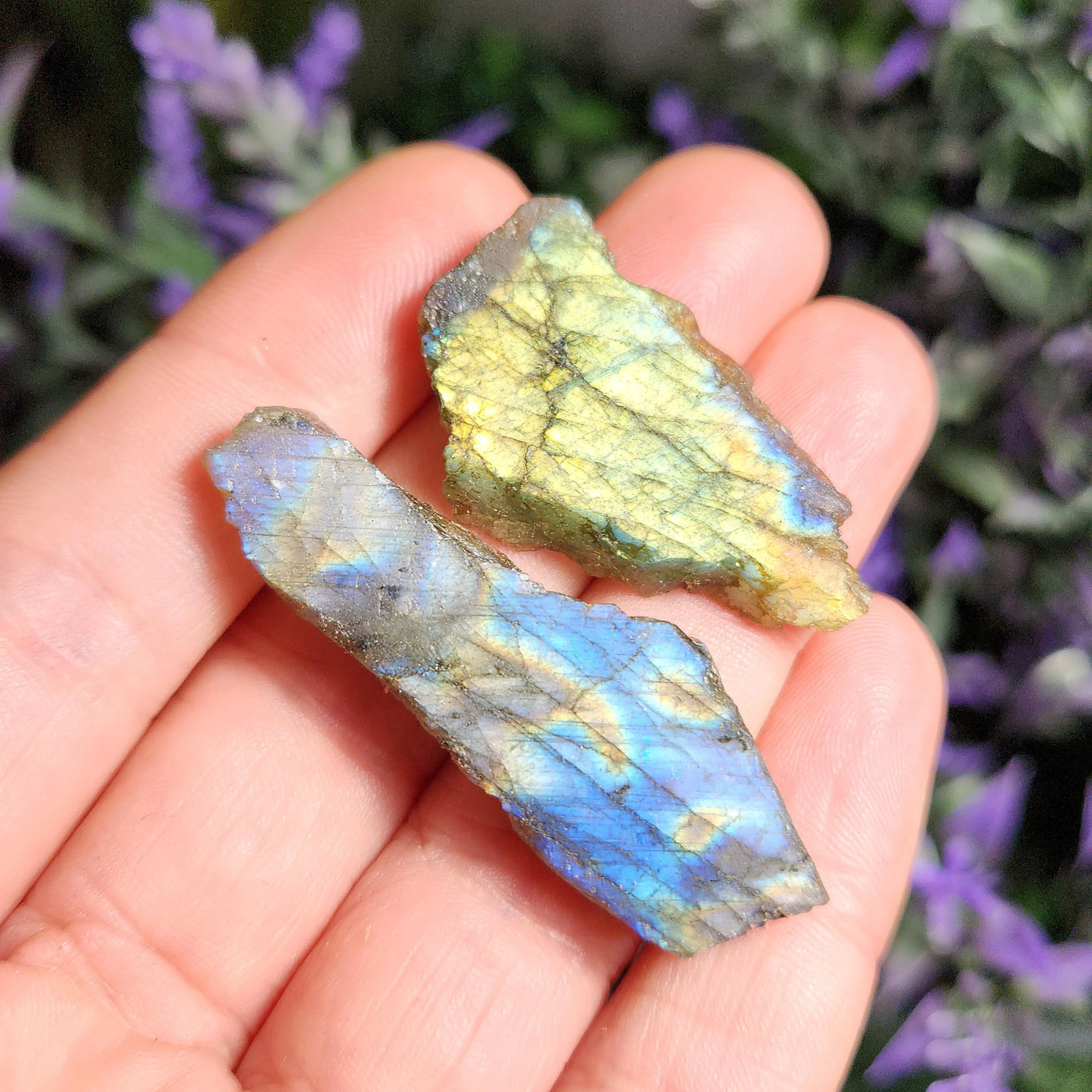 Labradorite Crystal Slice