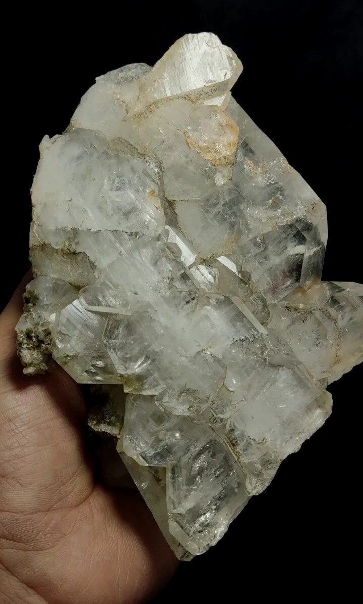 A Massive Specimen of Faden Quartz with Chlorite and Iron Inclusions 1256 grams