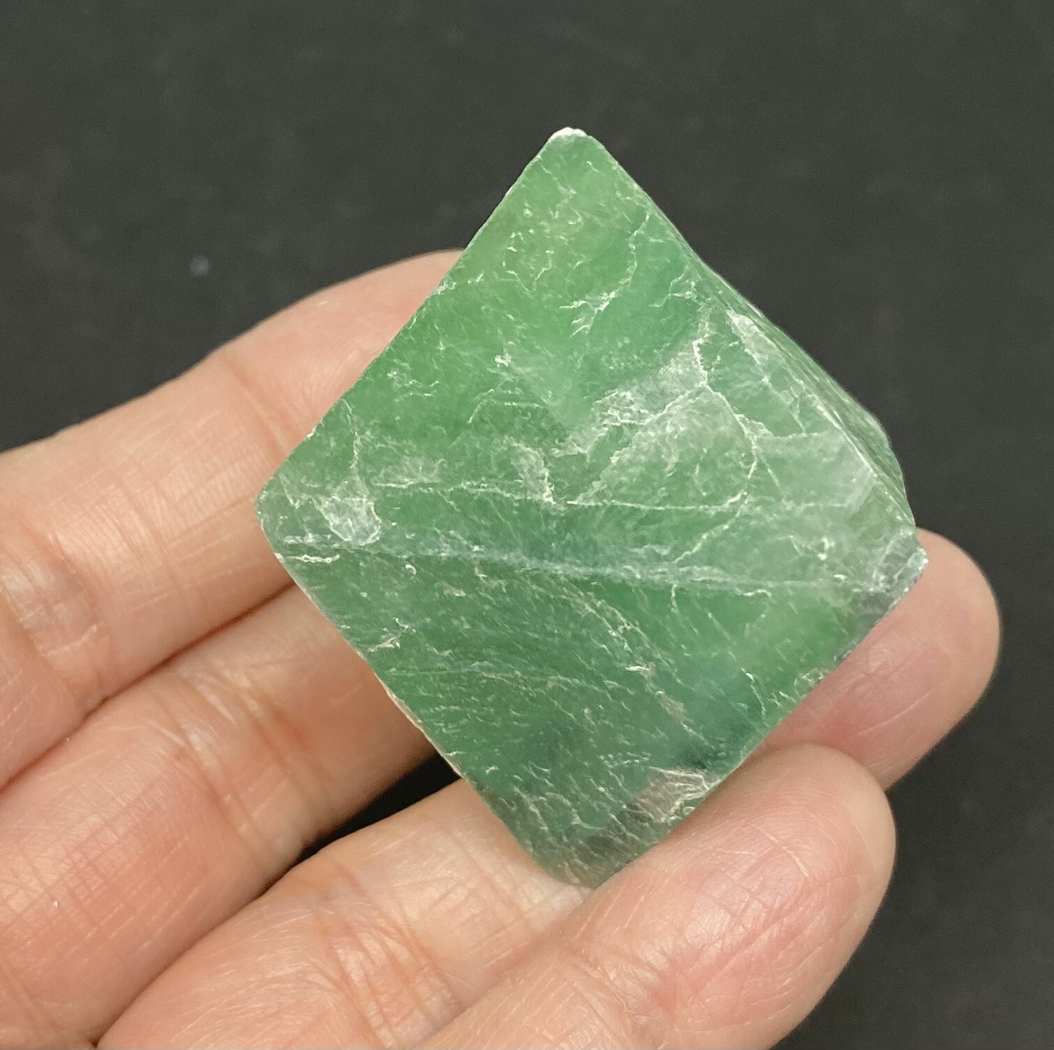 Fluorite Octahedron Green 67g, Aura, Feng Shui, Crystal Healing