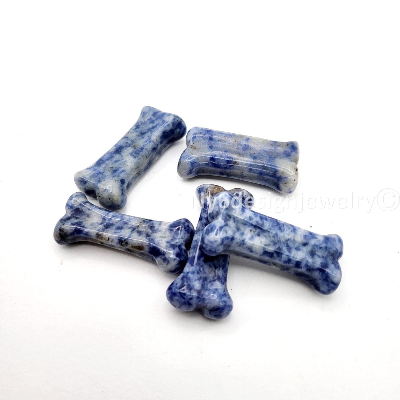 Bone shape Gemstone 32x15x8mm Natural Crystal Healing Stone 1pc Gemstone