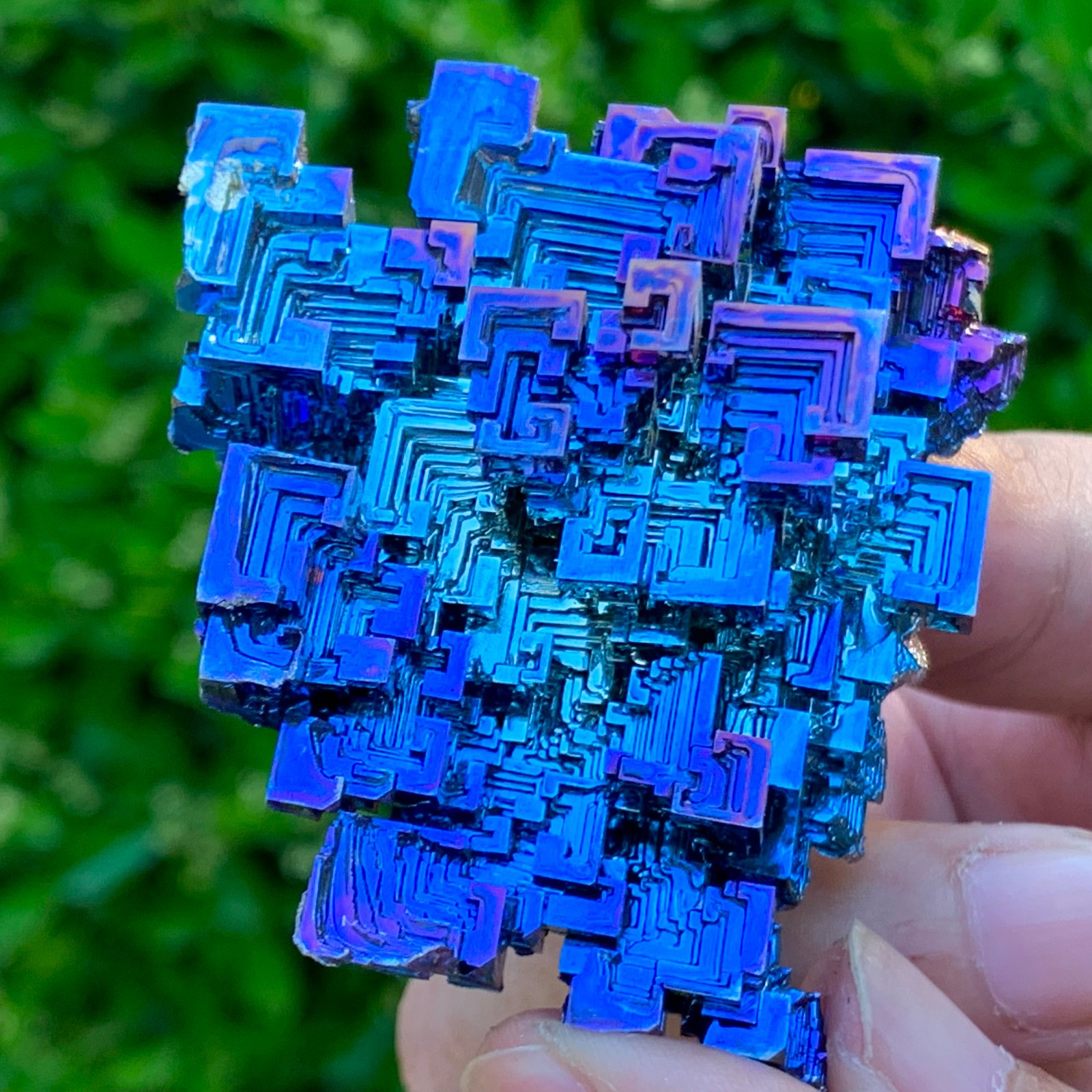 139G ram Bismuth rainbow crystal elementBi gemstone Mineral specimen healing