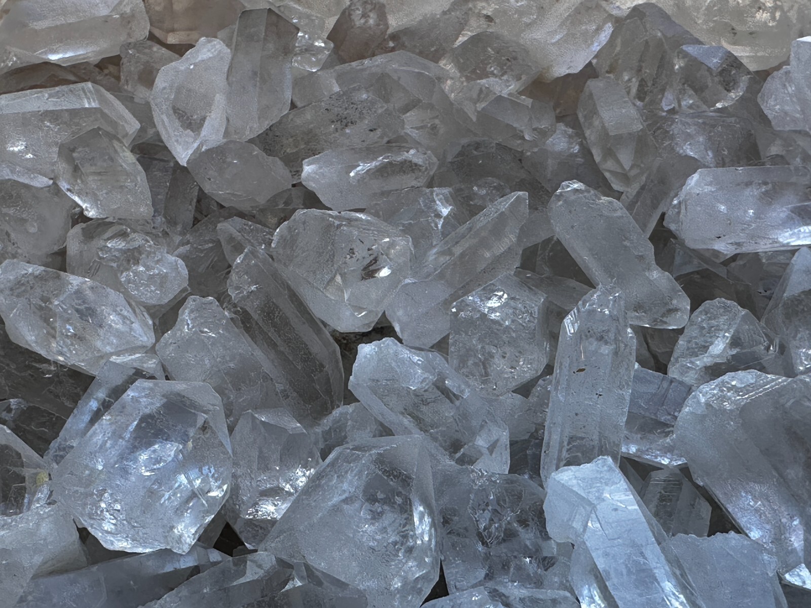 0.75″ – 1.5″ Small Rough Clear Quartz Point, Raw Healing Crystals, Wholesale Lot