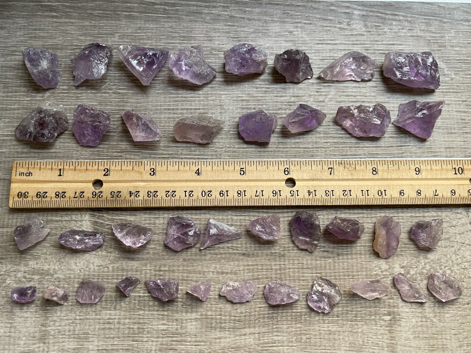 Grade A++ Small Raw Amethyst, 0.5-1″ Natural Amethys Chip, Wholesale Bulk Lot