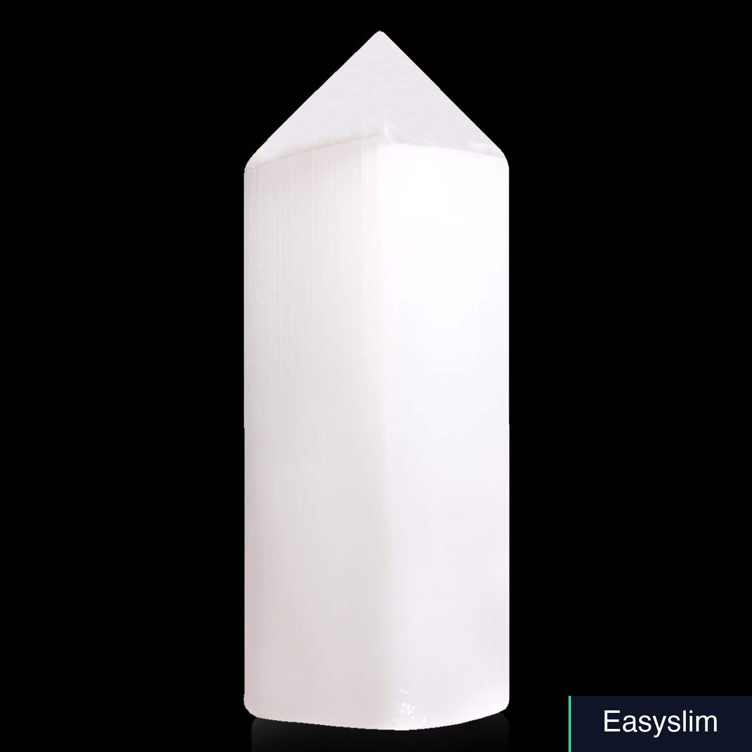 Selenite Crystal Tower White Natural Gypsum Decorative Medium Size