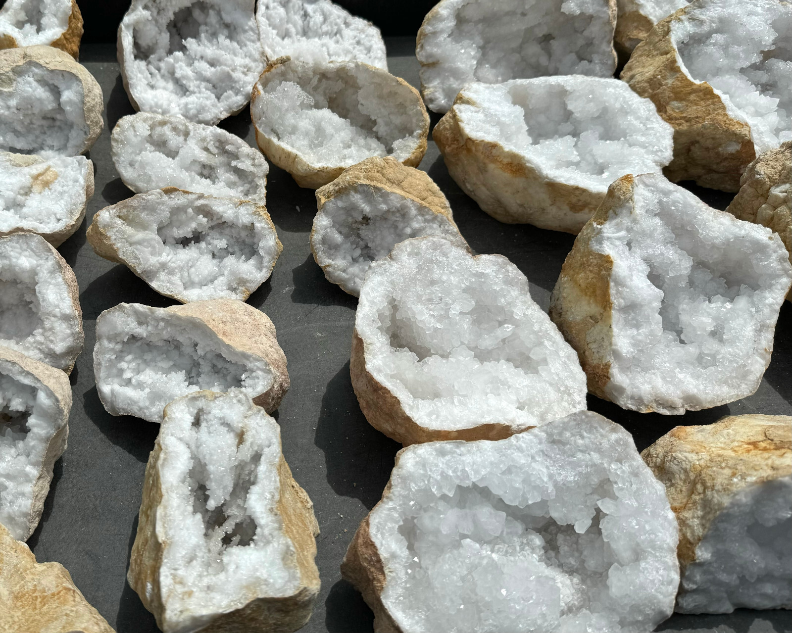 MASSIVE Sugar Quartz Geodes – Natural Crystal Geode Specimens From Morocco