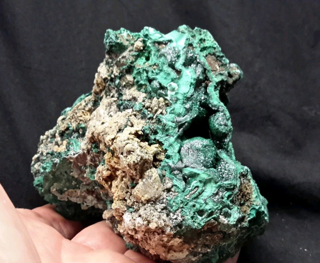 4″ MALACHITE Specimen from Katanga, Democratic Republic of the Congo