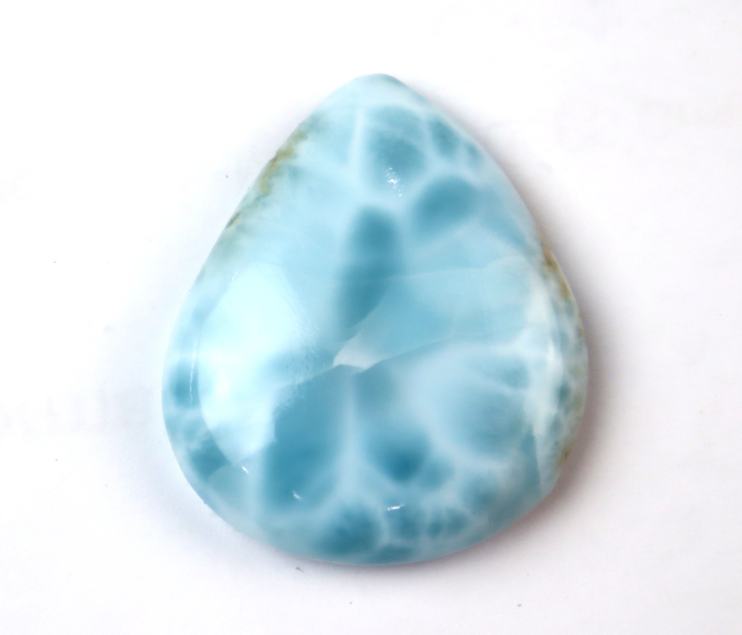 Beautiful Natural Sky Blue Larimar Cabochon 32mm