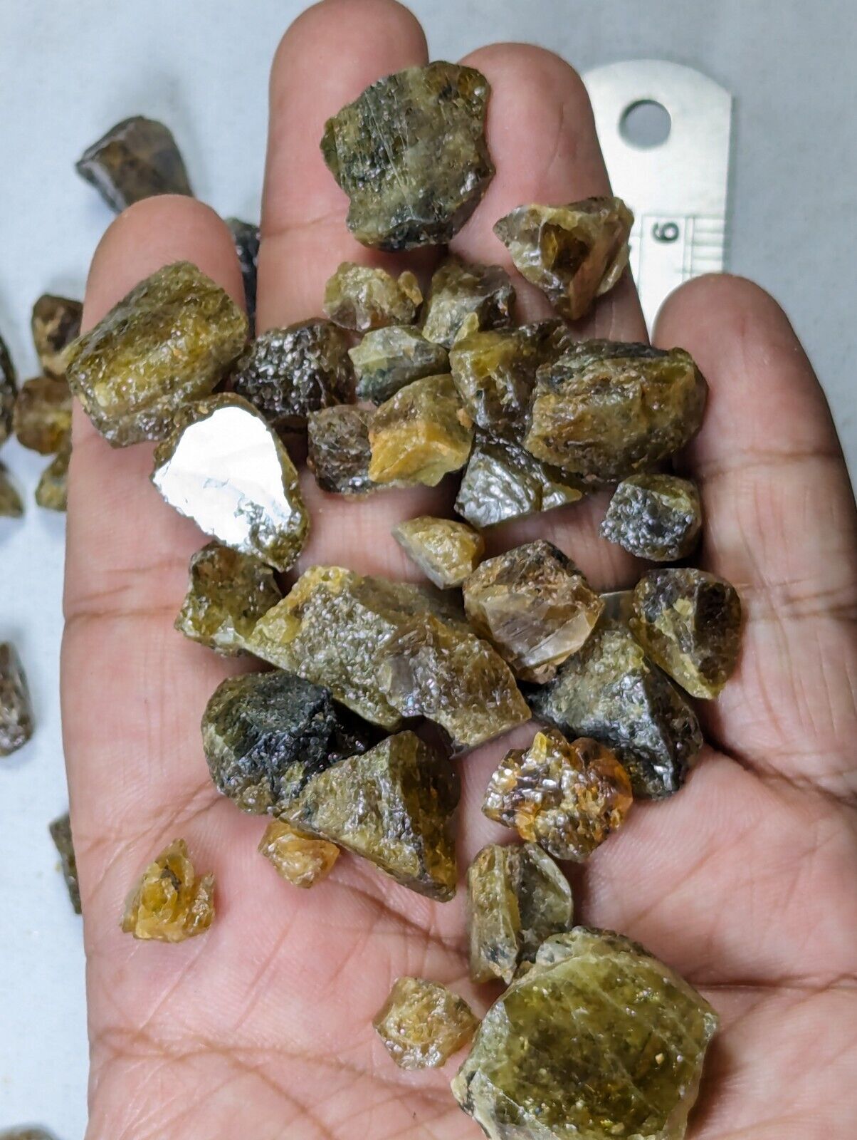220grams Sphene Crystals From Zagi Mountains, KPK, Pakistan