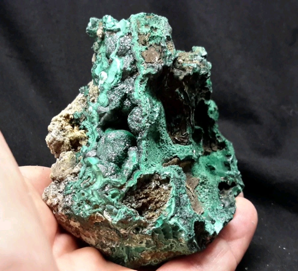 4″ MALACHITE Specimen from Katanga, Democratic Republic of the Congo