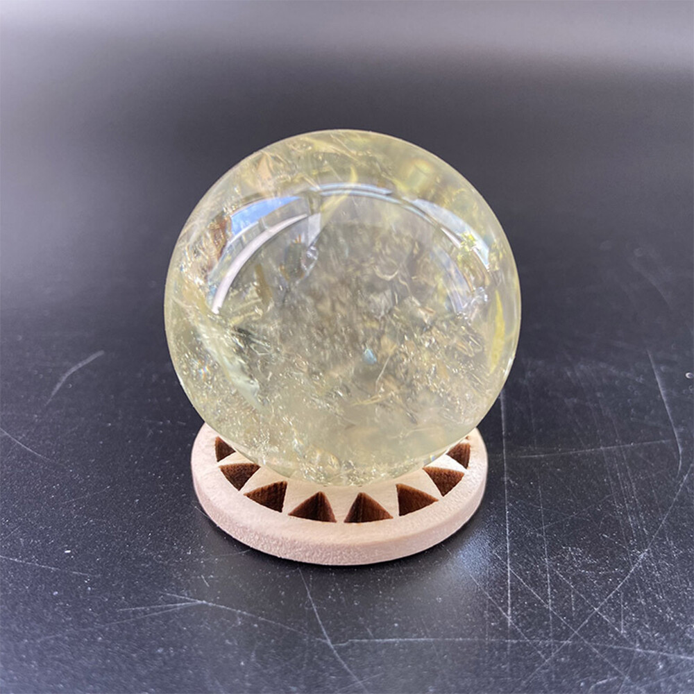 Wood Stand Crystal Ball Sphere Holder Crystal Ball Pedestal Base Display Bracket