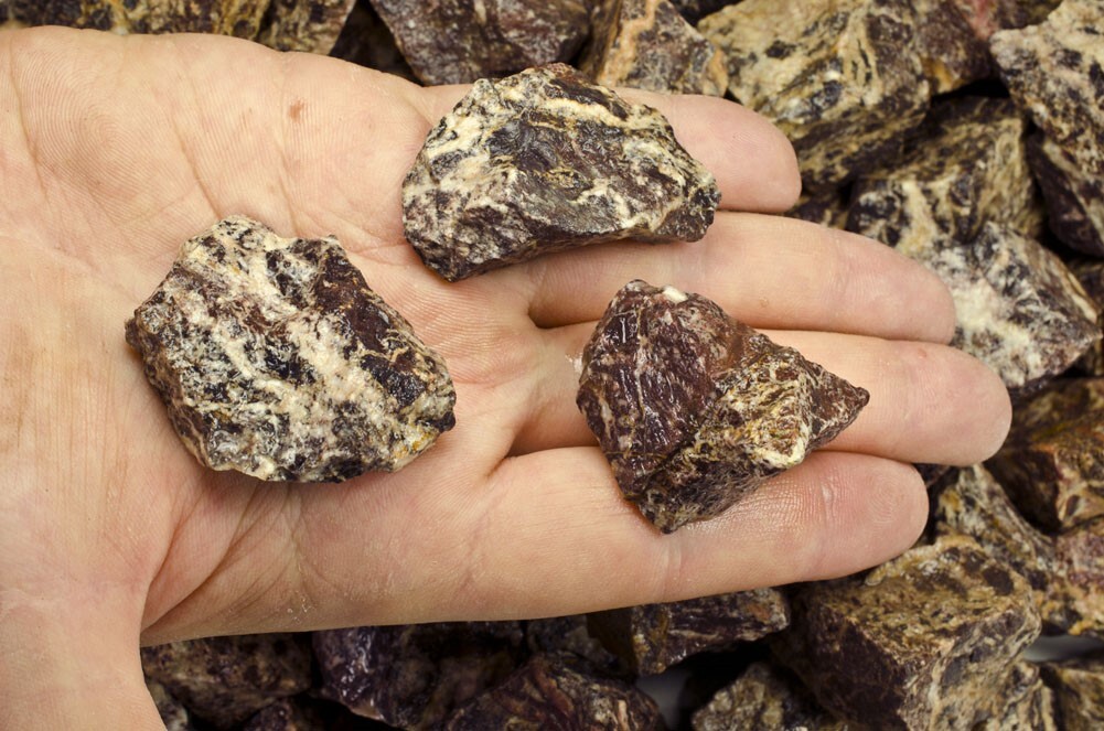 1/2 lb Picasso Jasper Rough Stones – Natural Crystal Mineral Rock Tumbling
