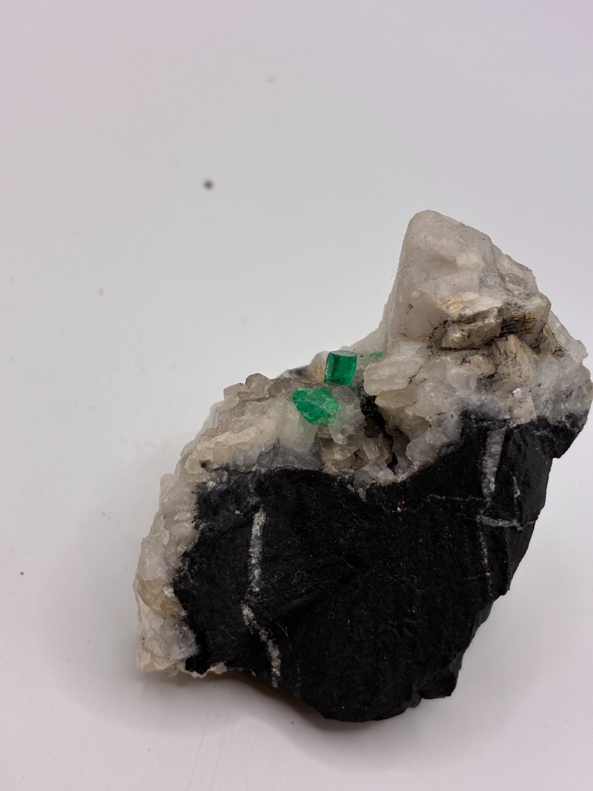 Rough Crystal Colombian Emerald Raw Matrix Collector Piece, Natural Not treament