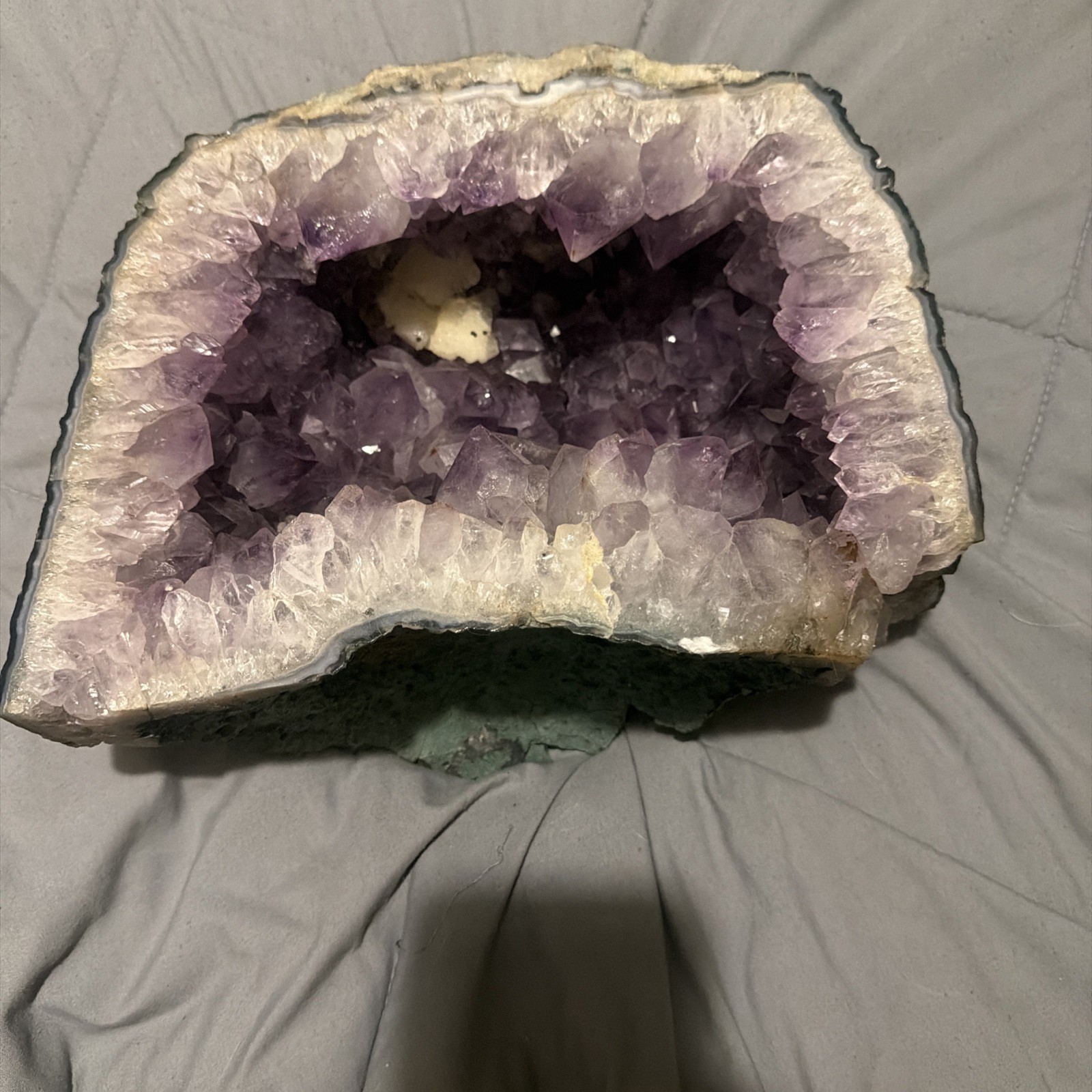 Amethyst Crystal Gemstone (Basketball Sized)