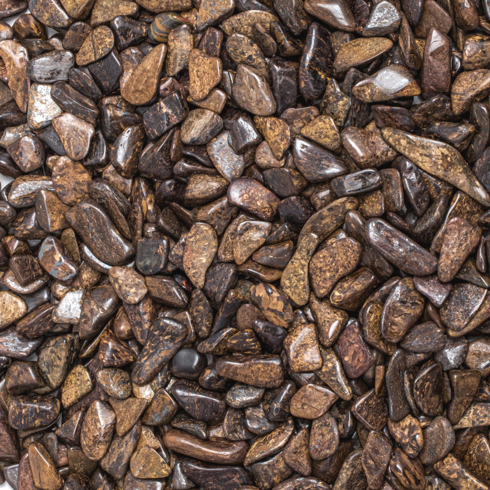 1/4 lb Small Tumbled Bronzite Gemstone Crystals Bulk Gems Wholesale Rocks Crafts