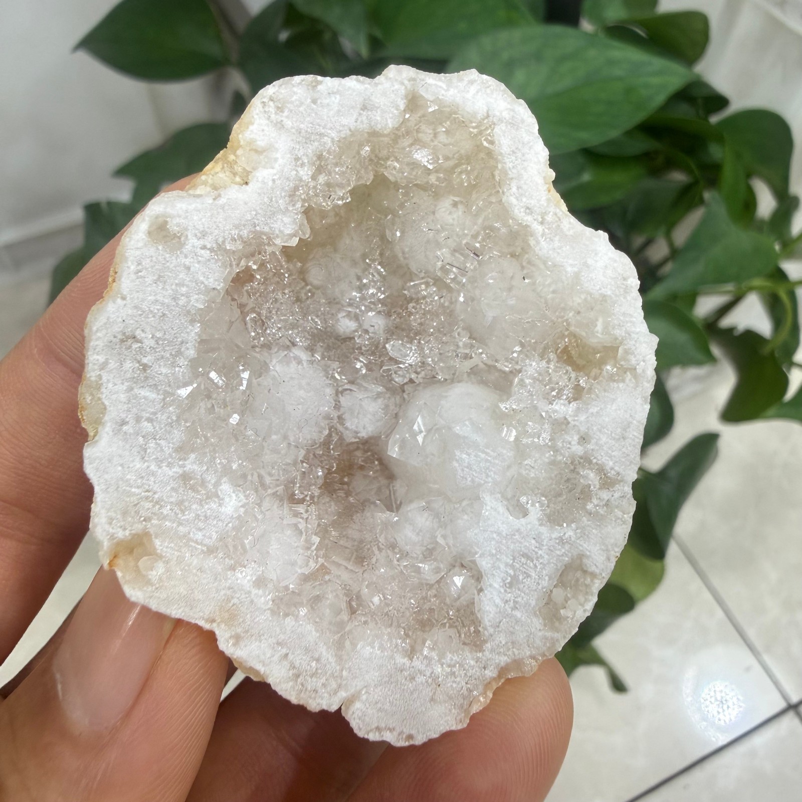 natural White crystal Cave run-of-mine quartz crystal Healing gift random 1pc