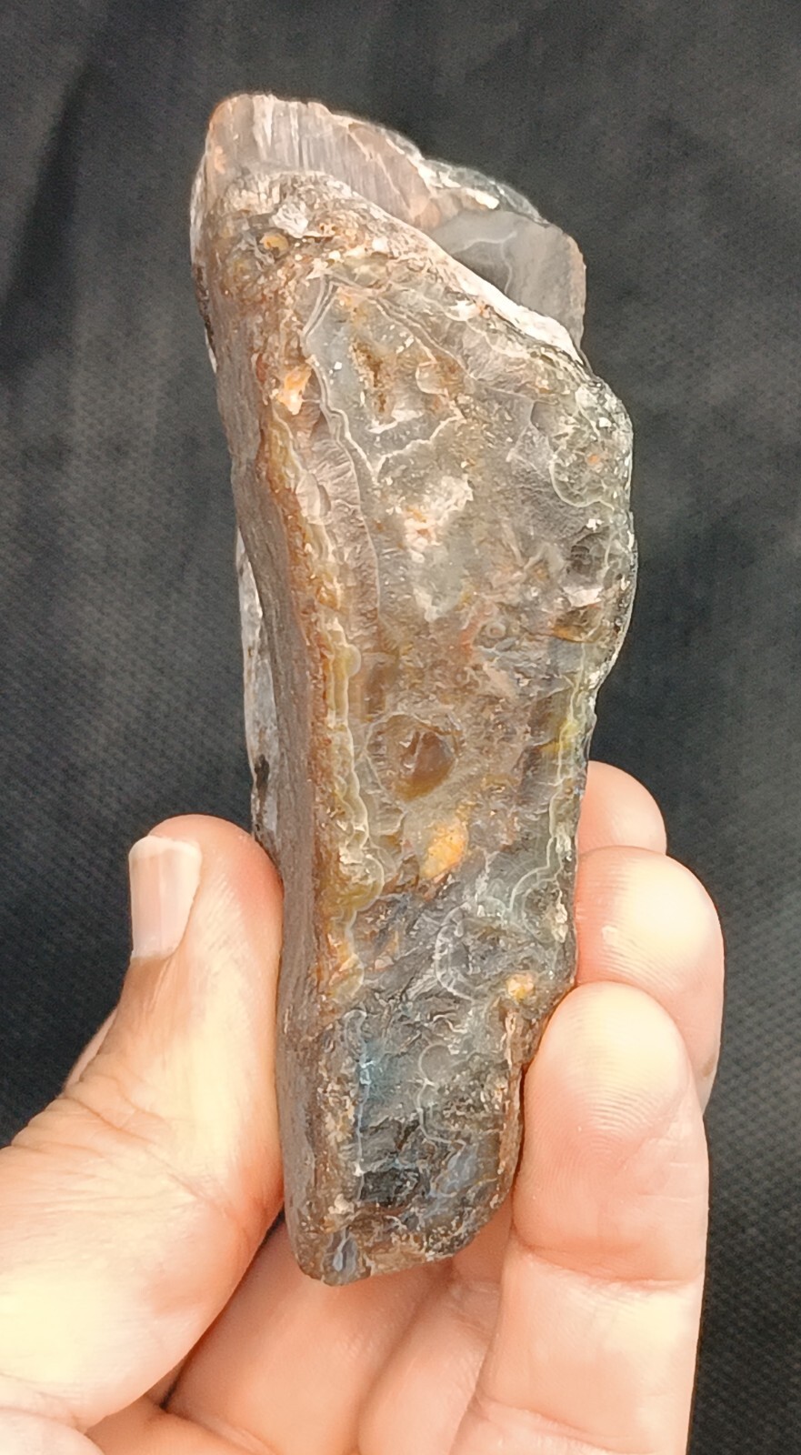 295g/0.65lb turkish banded quartz agate stone,gemstone, customs duty included